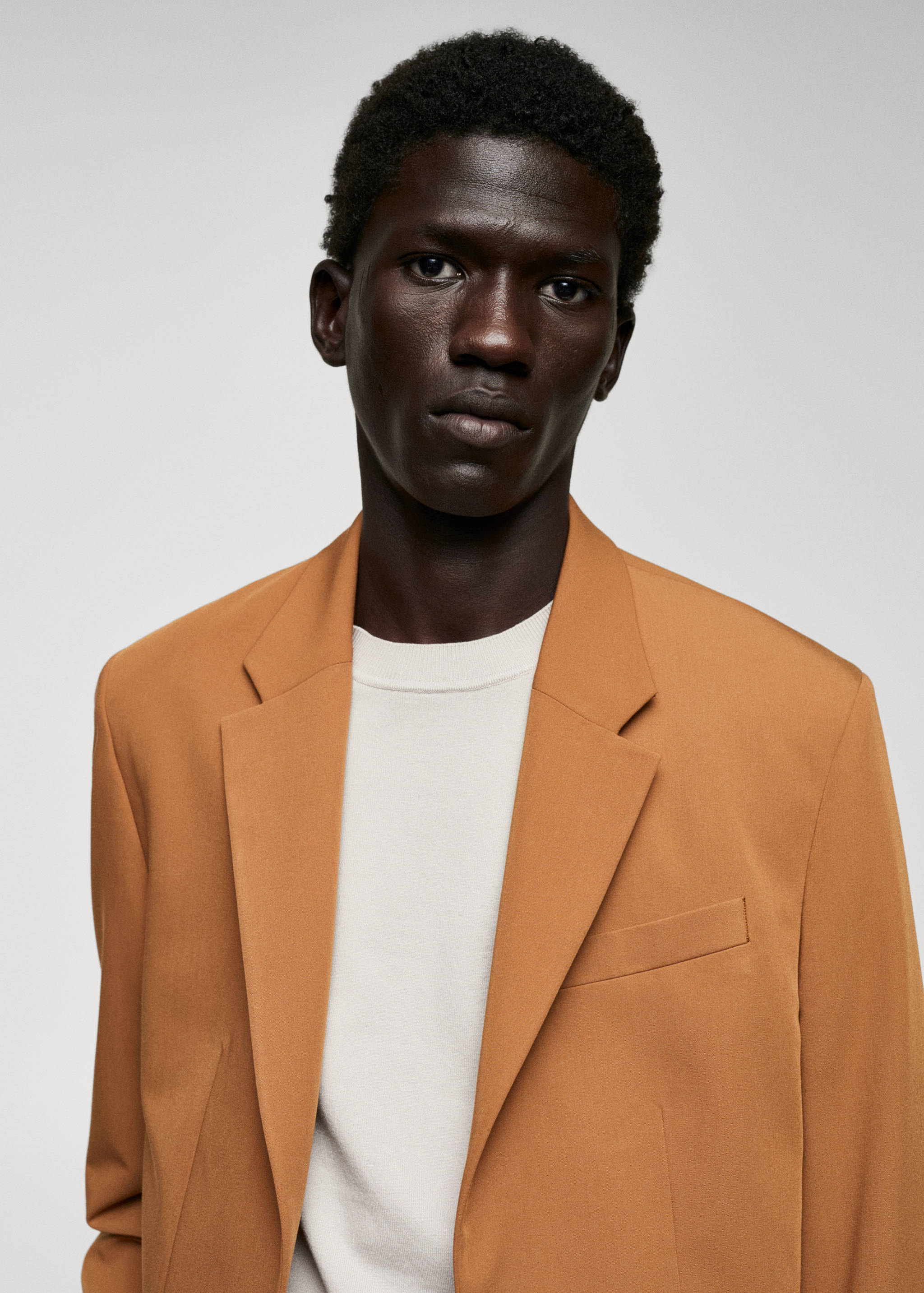 Regular fit suit blazer - Details of the article 1