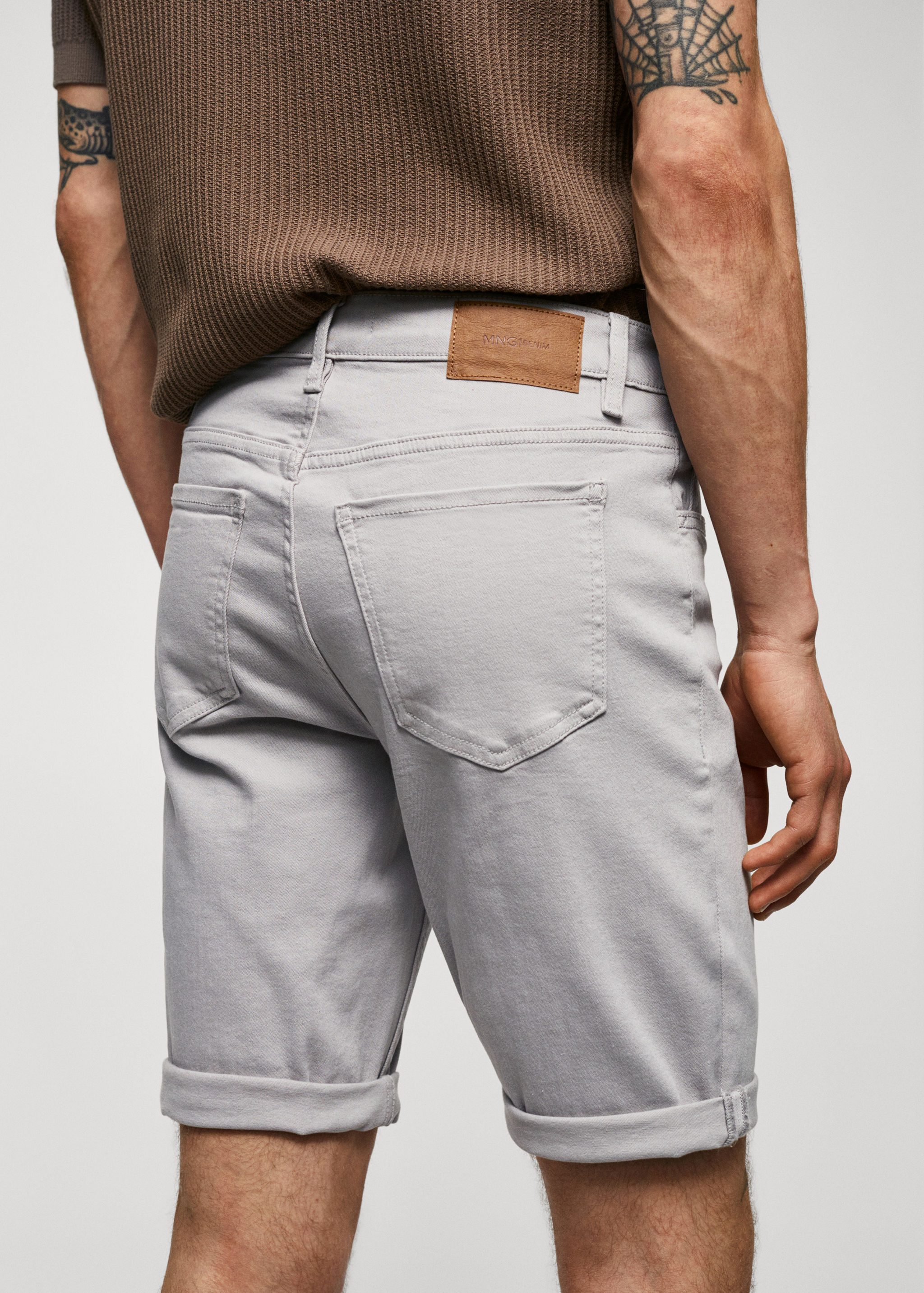 Slim Fit-Jeans-Bermudashorts - Detail des Artikels 6