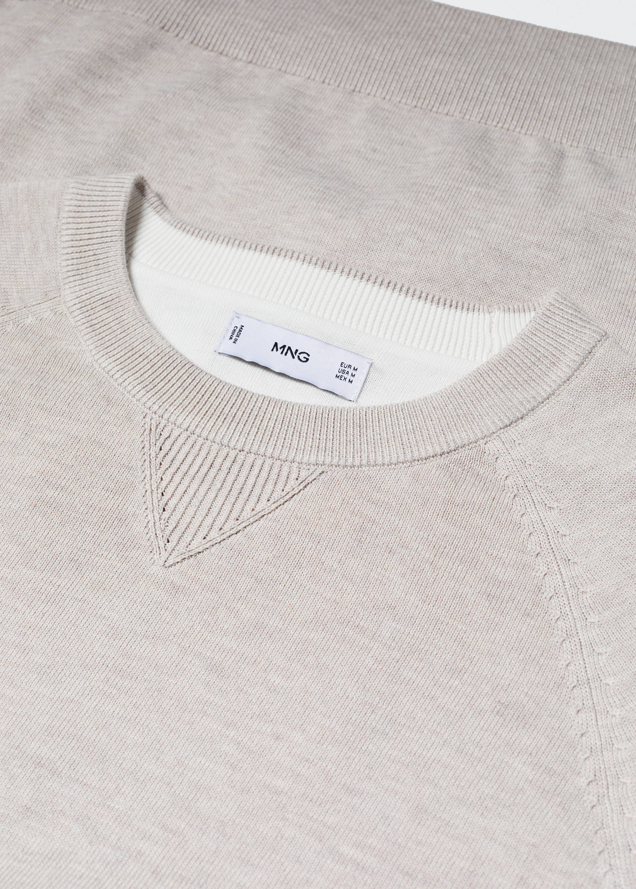 Fine-knit cotton sweater - Details of the article 8