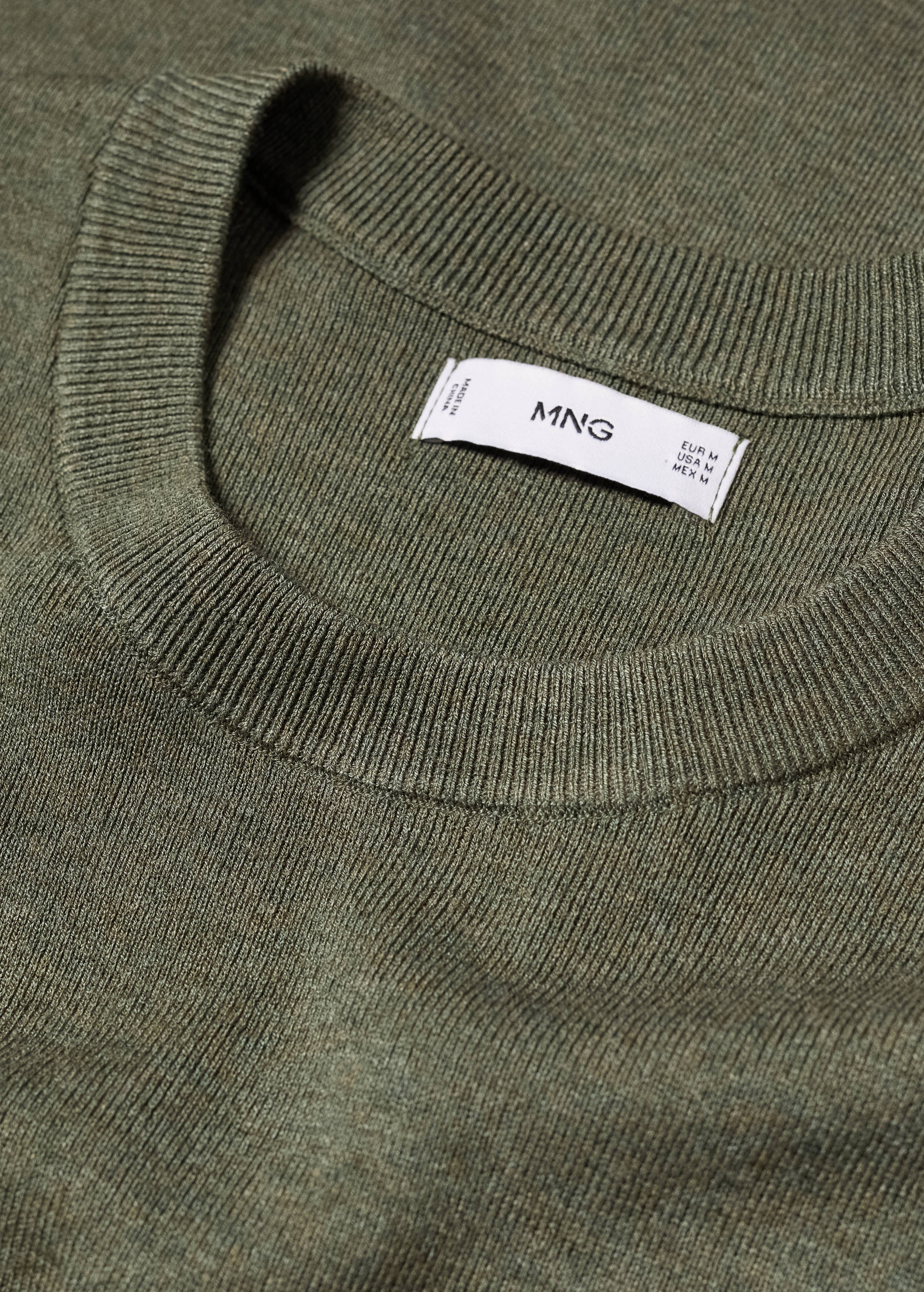 Cotton fine-knit t-shirt - Details of the article 8