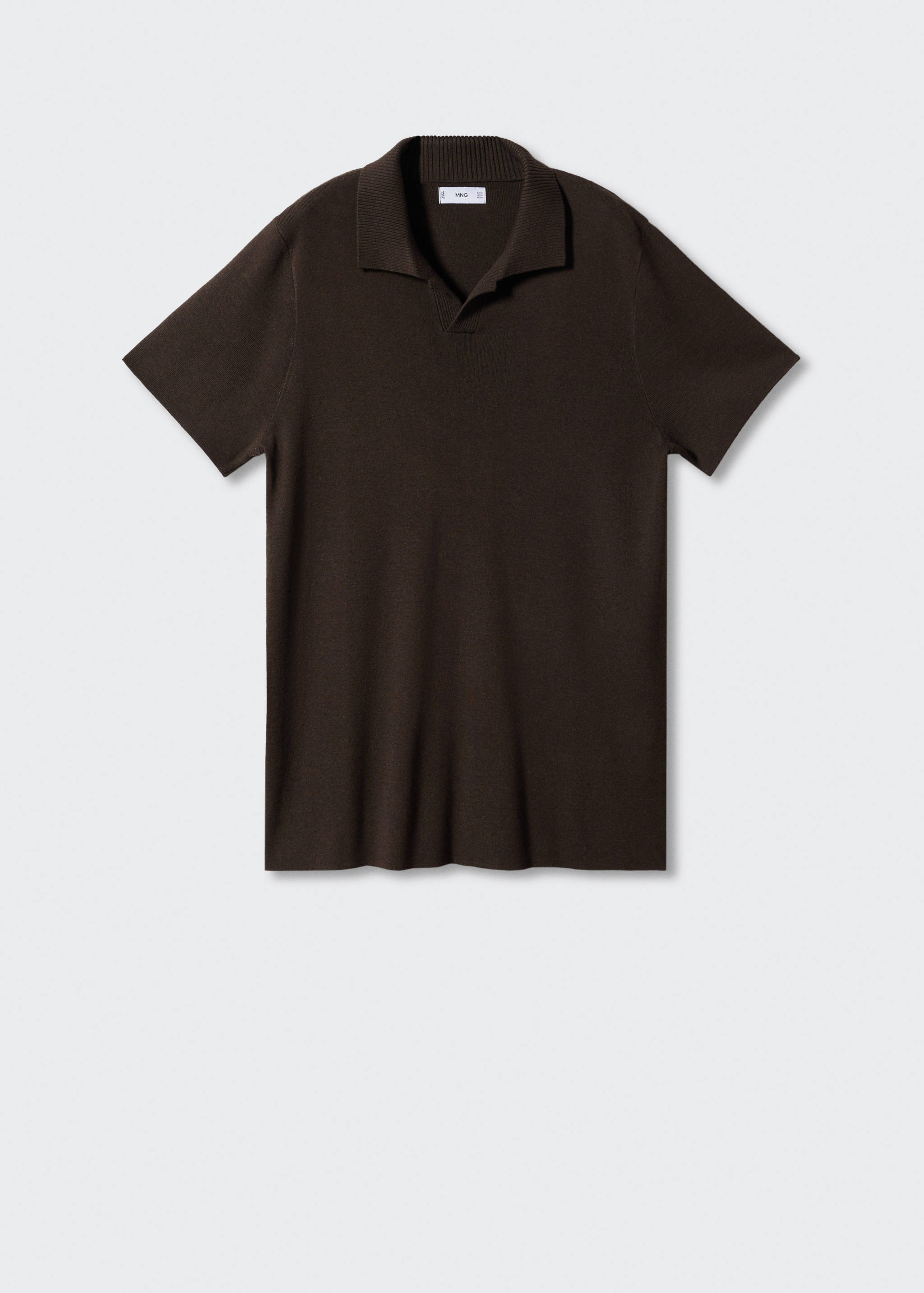 Fine-knit polo shirt - Article without model