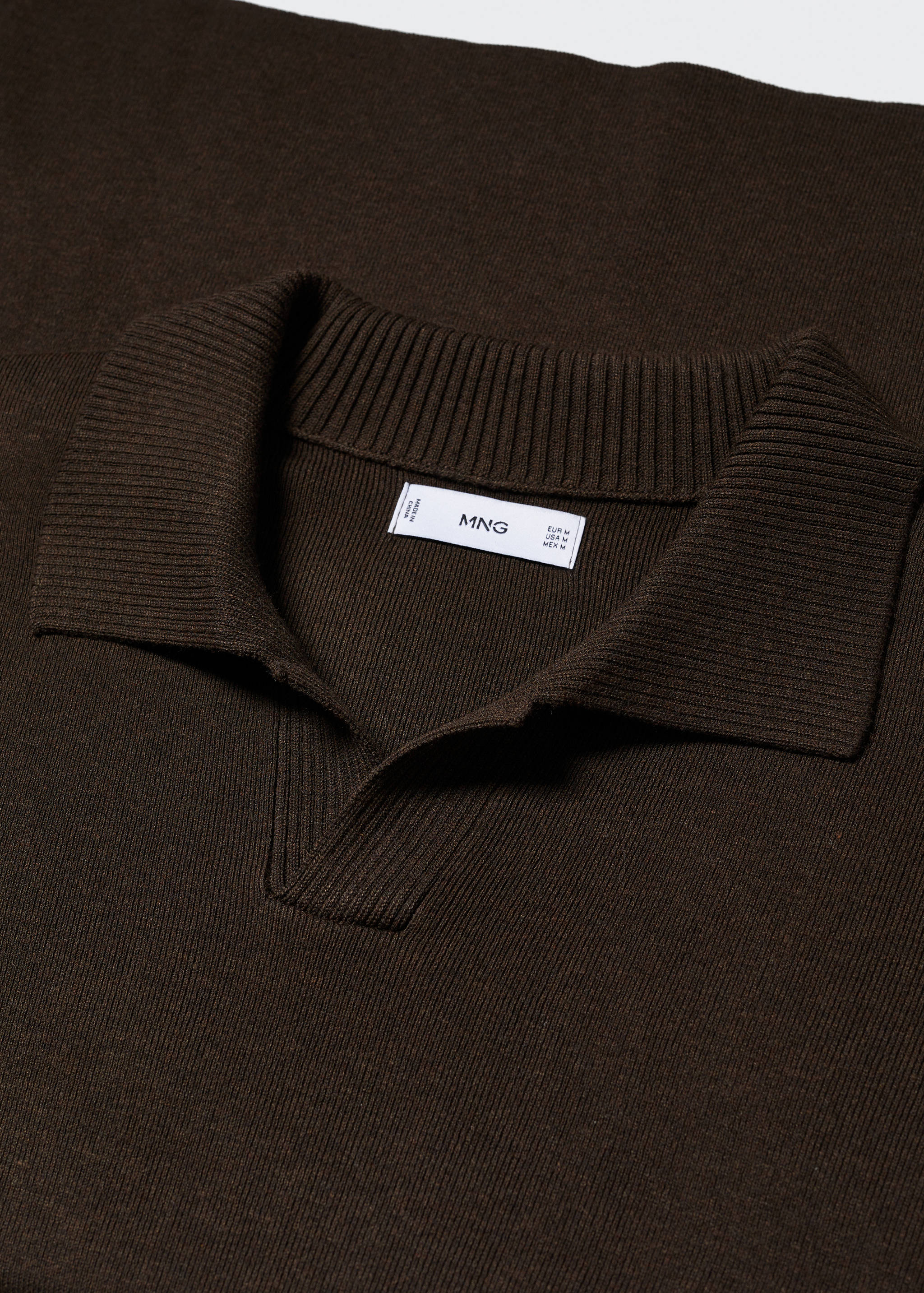 Fine-knit polo shirt - Details of the article 8
