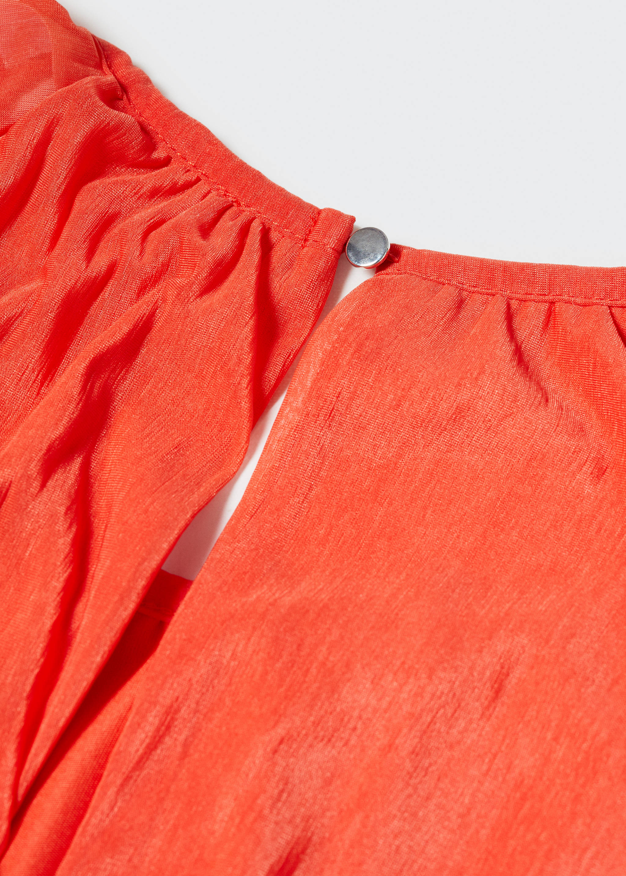 Puffed sleeves dress - Details of the article 8