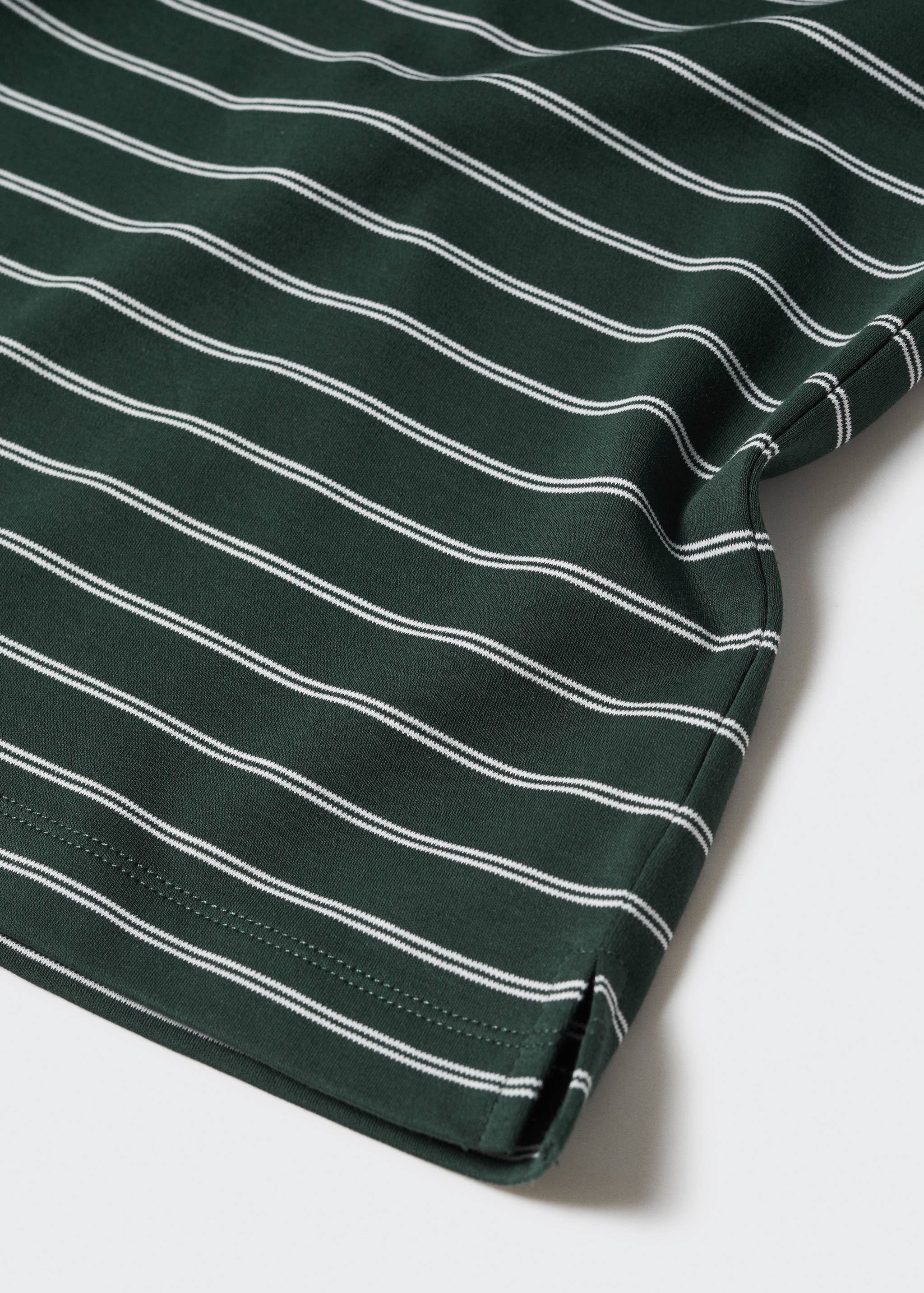 Striped 100% cotton t-shirt - Details of the article 8