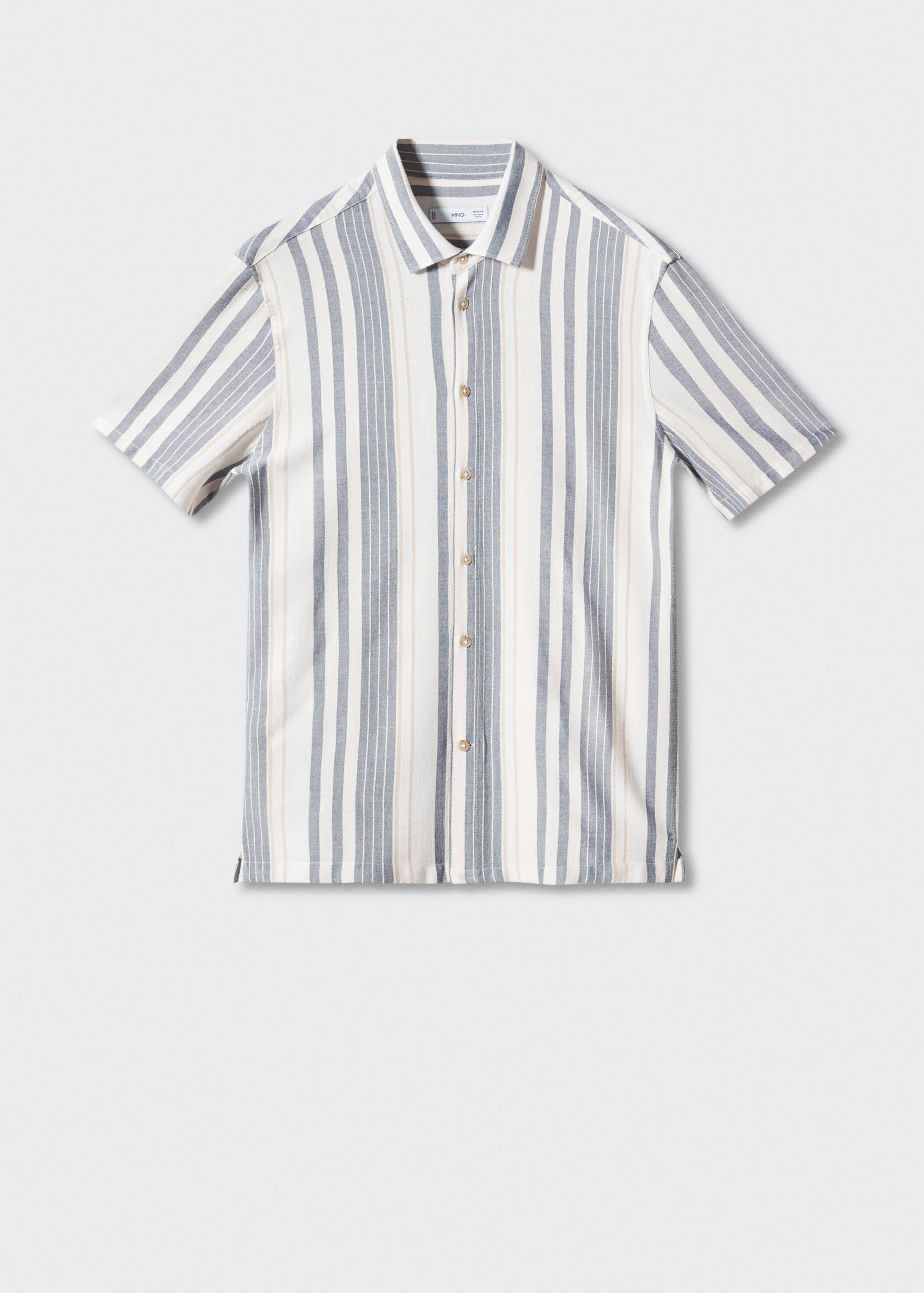 Striped slim-fit shirt - Article without model