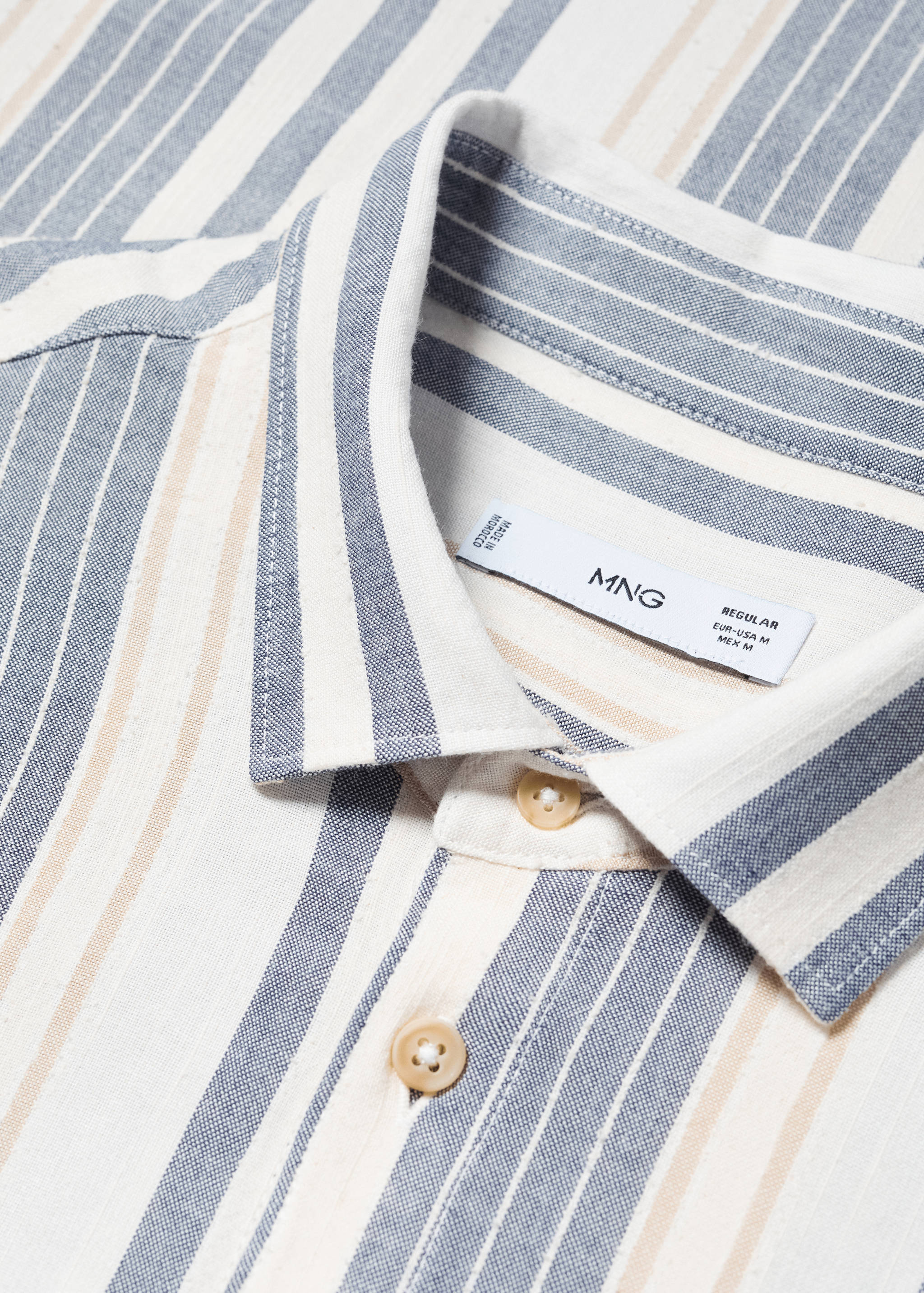 Striped slim-fit shirt - Details of the article 8