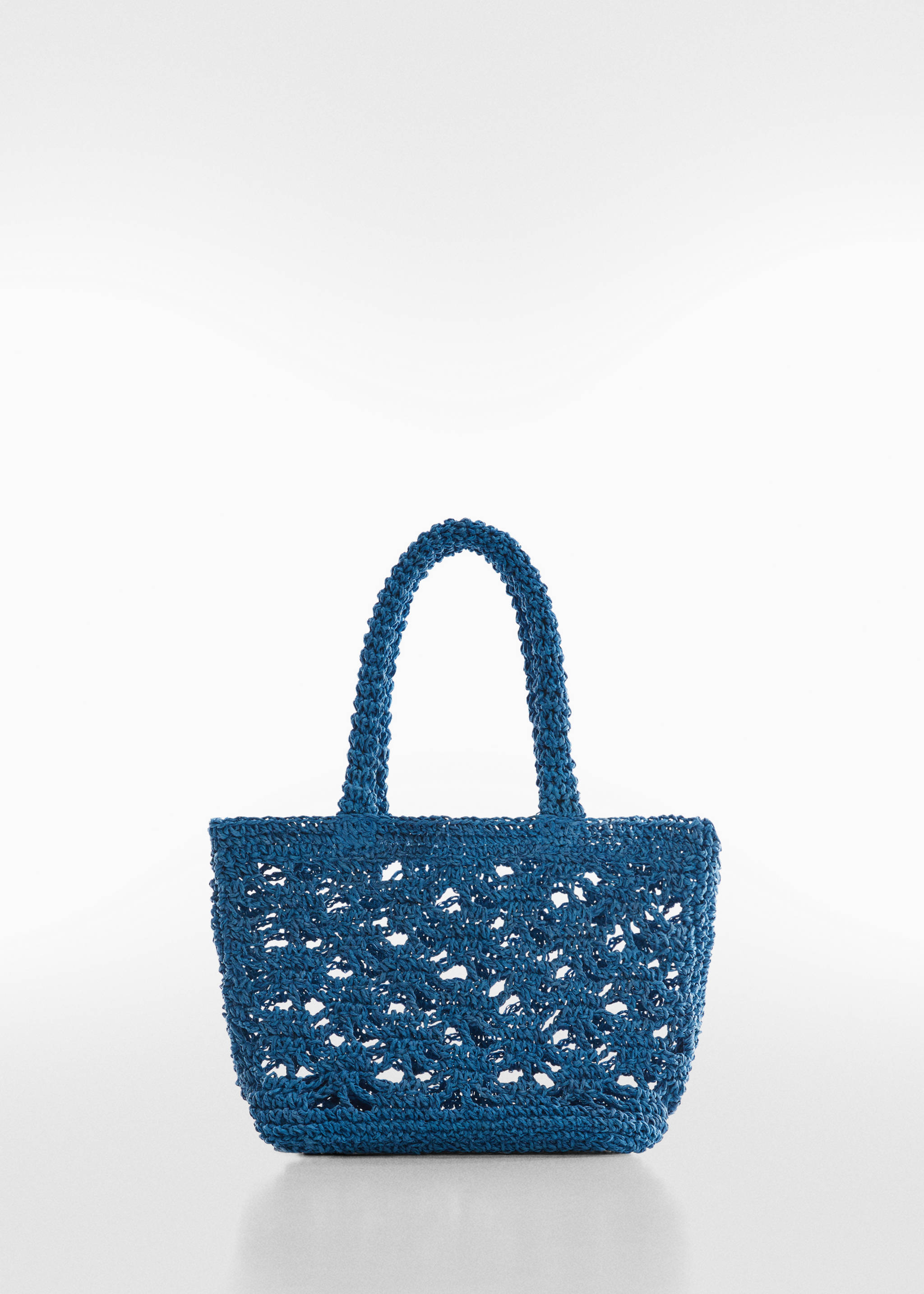 Double-handle raffia bag - Article without model