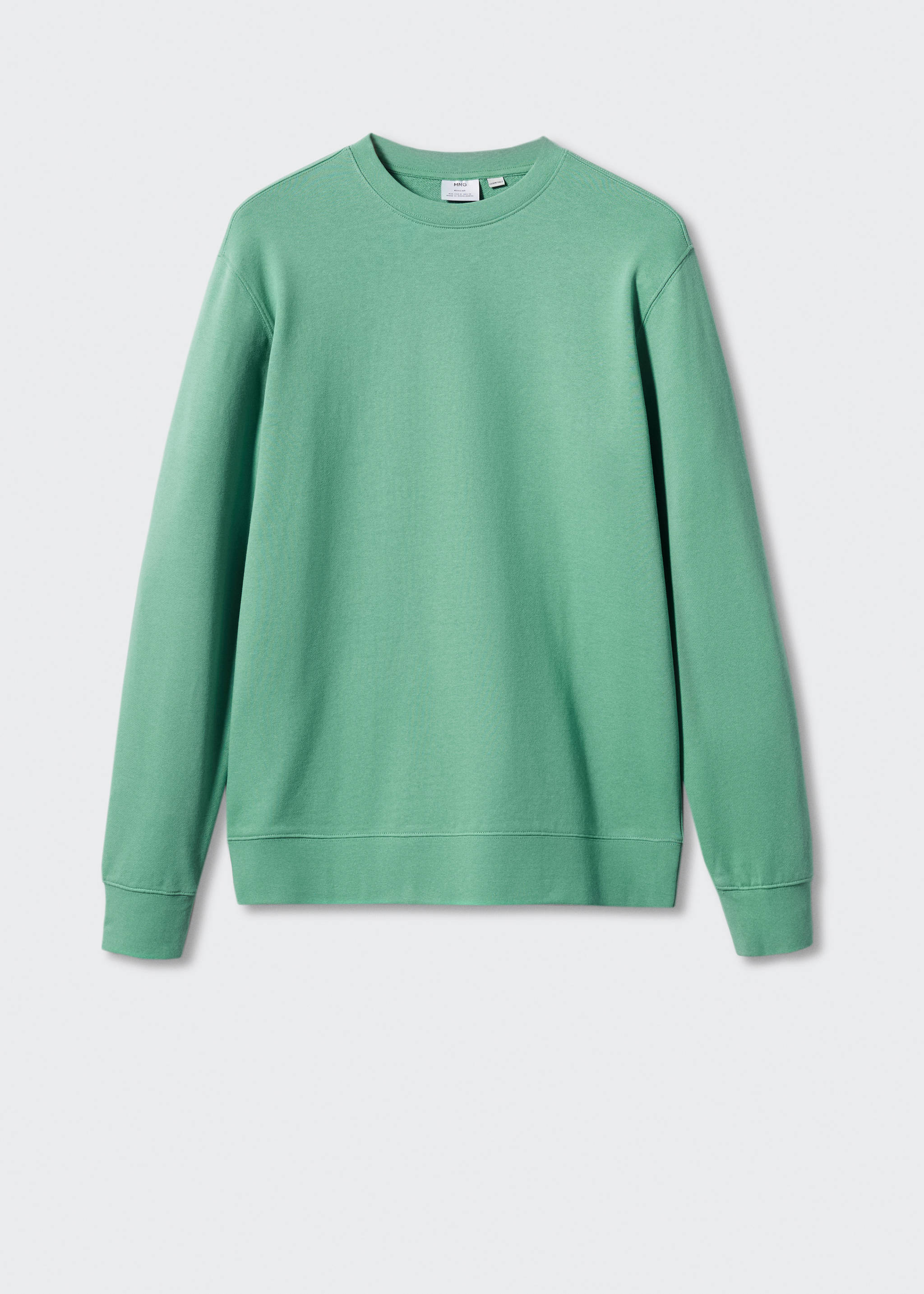 100% cotton basic sweatshirt - Article without model