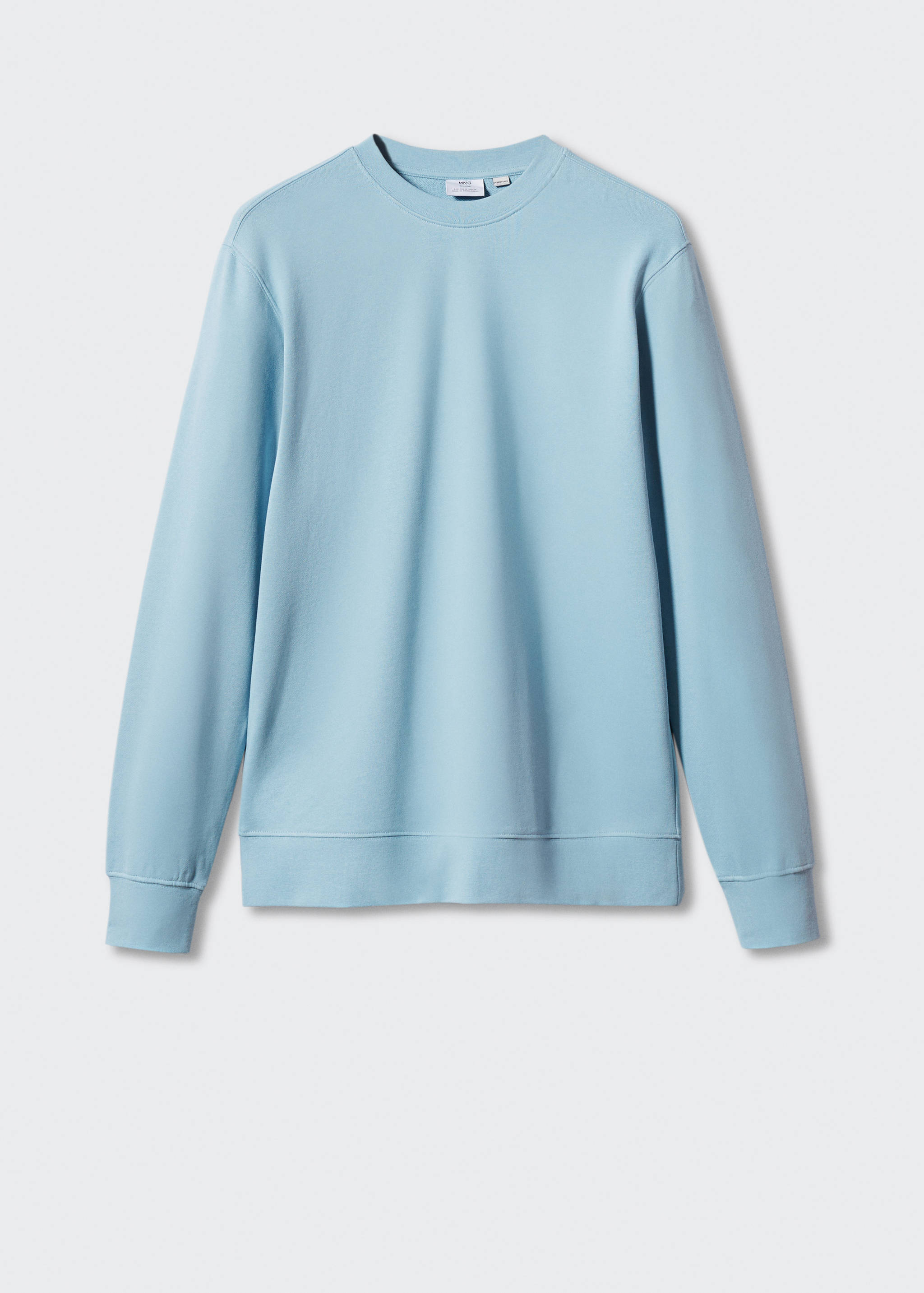 100% cotton basic sweatshirt - Article without model
