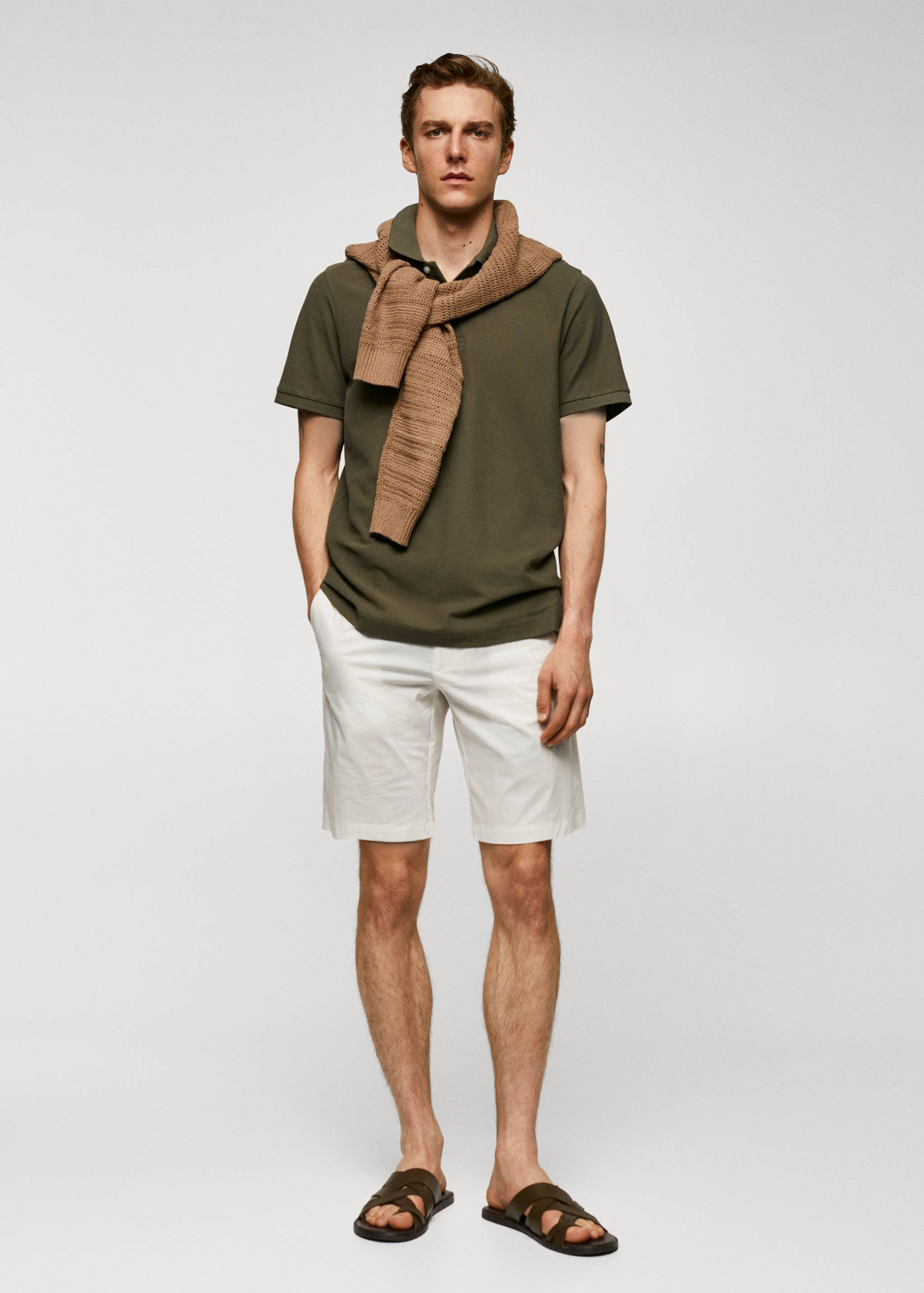 Poloshirt aus 100 %  Baumwoll-Piqué - Allgemeine Ansicht