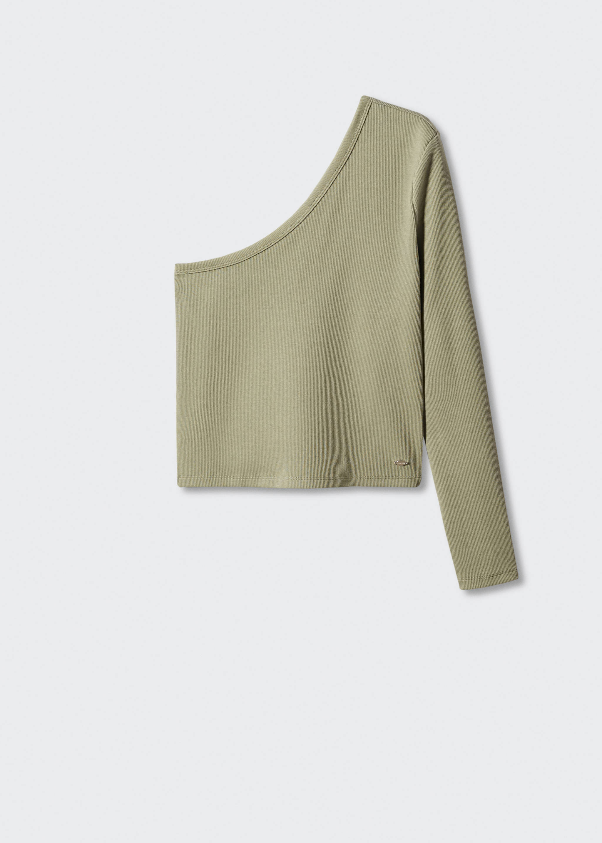 Asymmetric cotton T-shirt - Article without model