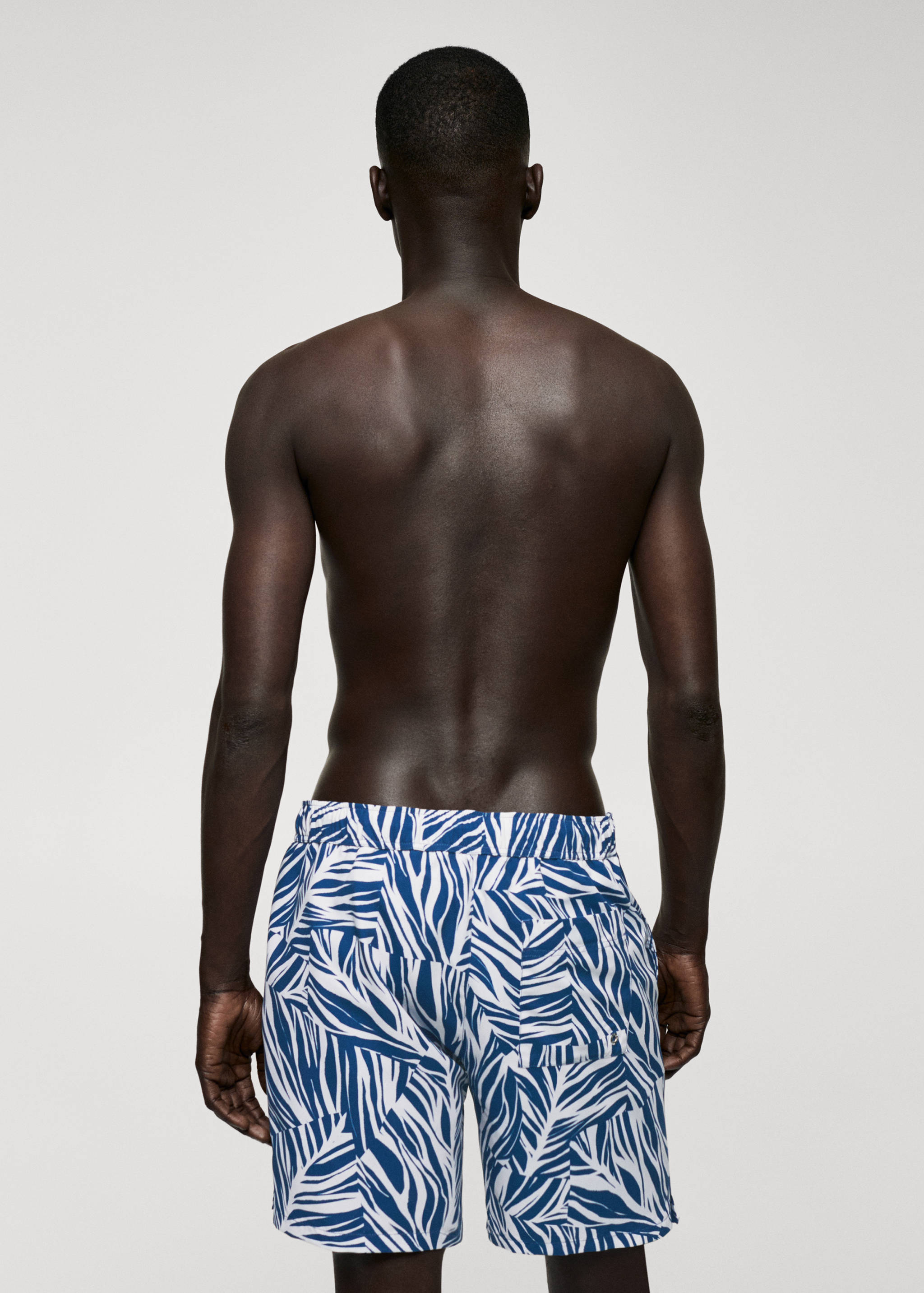 Μαγιό στάμπες φύλλα - Πίσω όψη προϊόντος