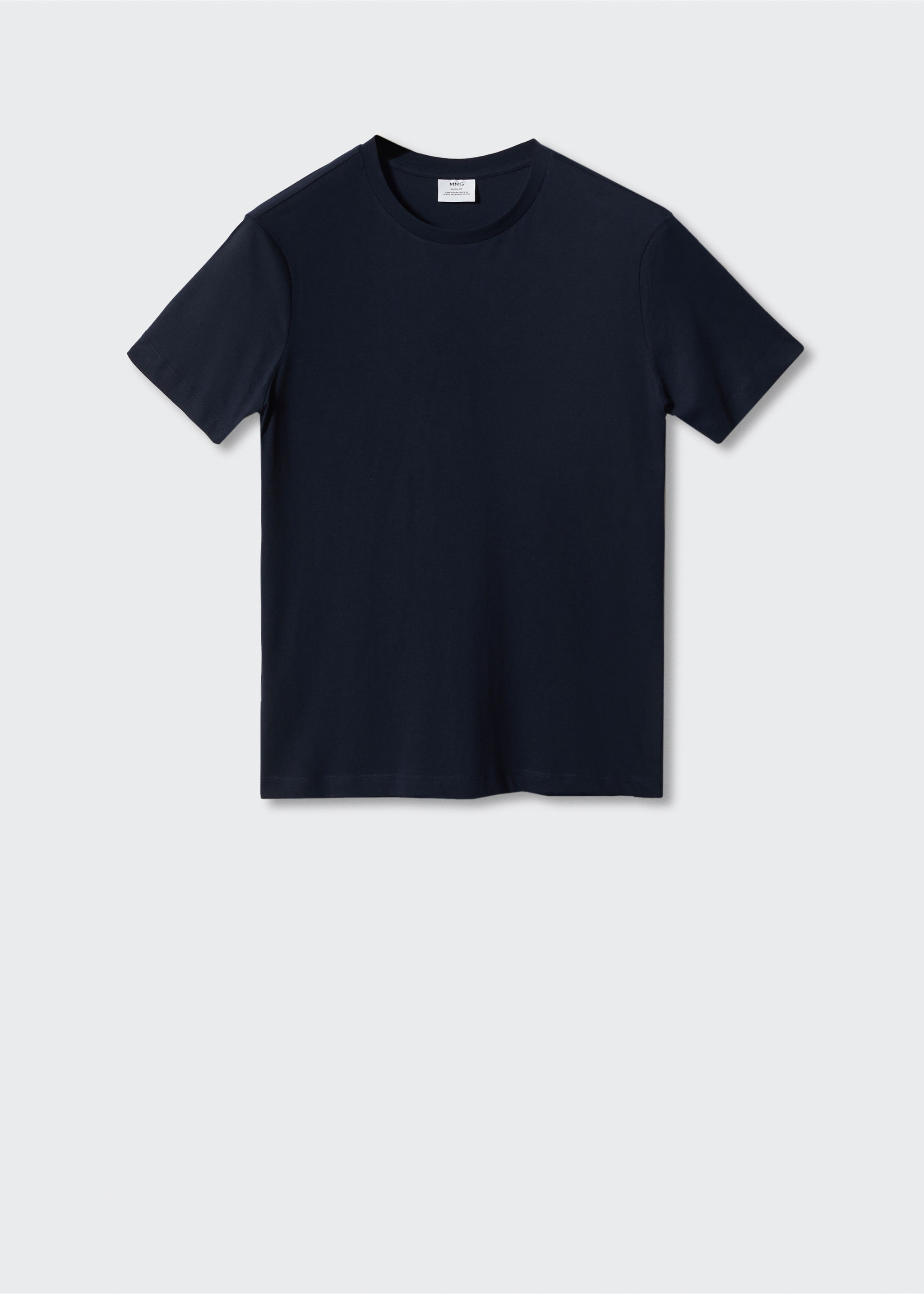 Basic cotton stretch t-shirt - Article without model