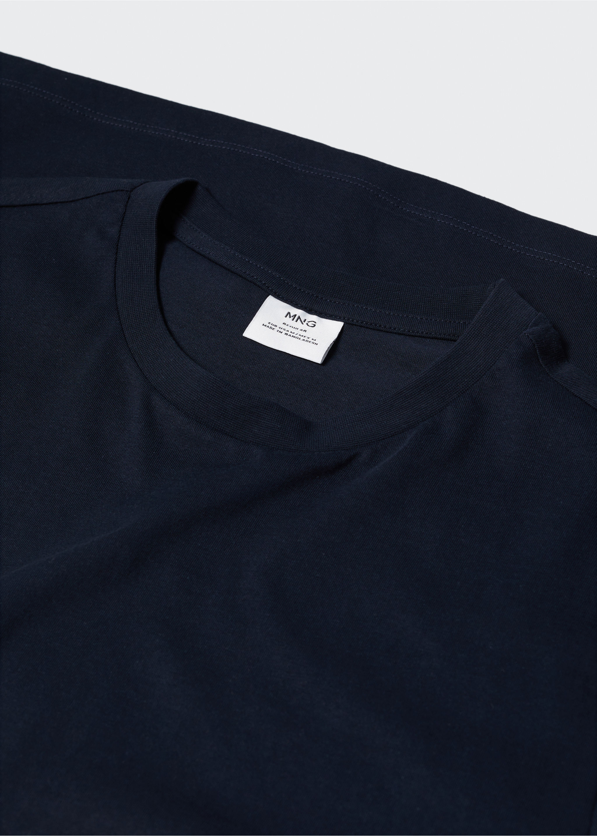 Basic cotton stretch t-shirt - Details of the article 8