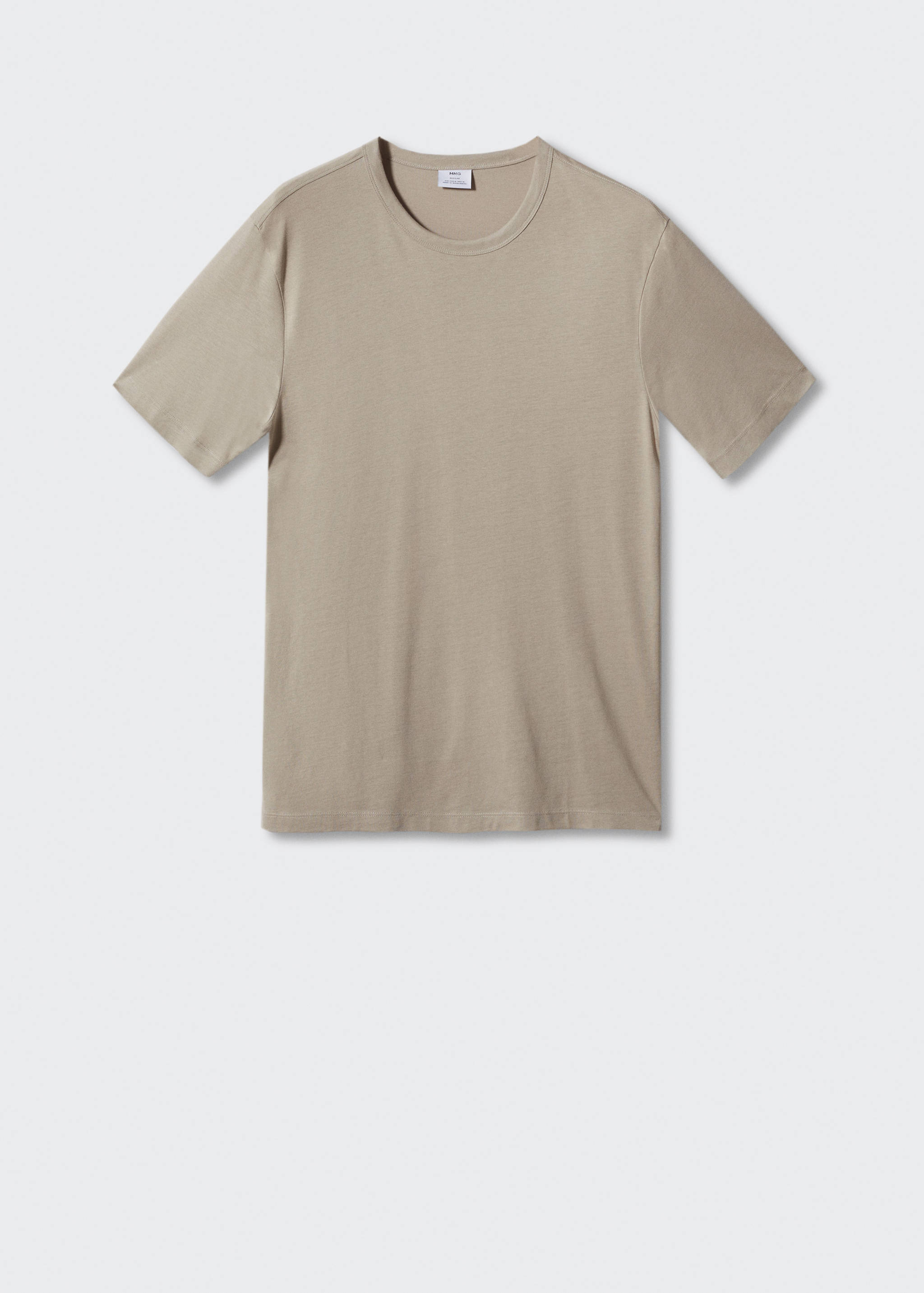 Μπλούζα basic μερσεριζέ lightweight - Προϊόν χωρίς μοντέλο