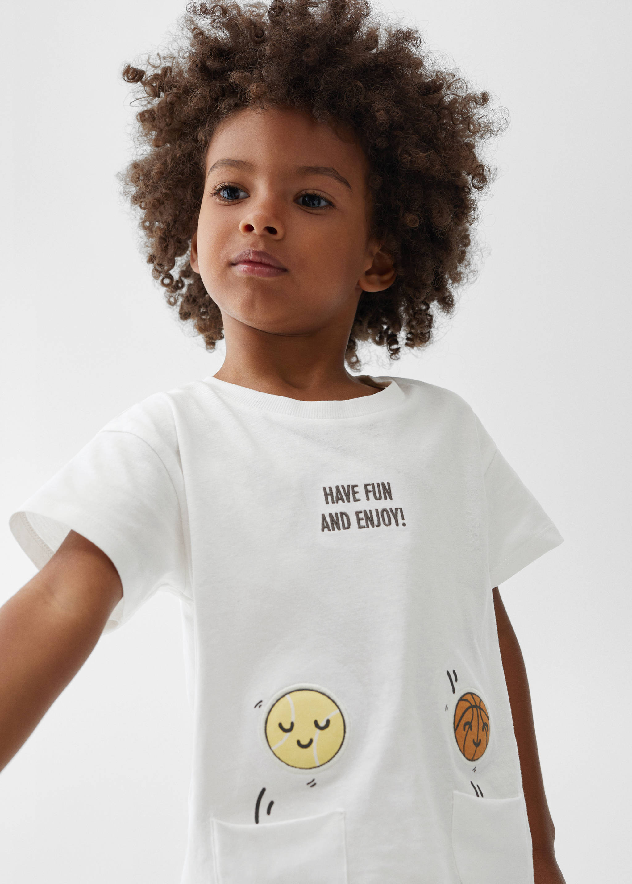T-shirt en coton imprimé - Détail de l'article 1