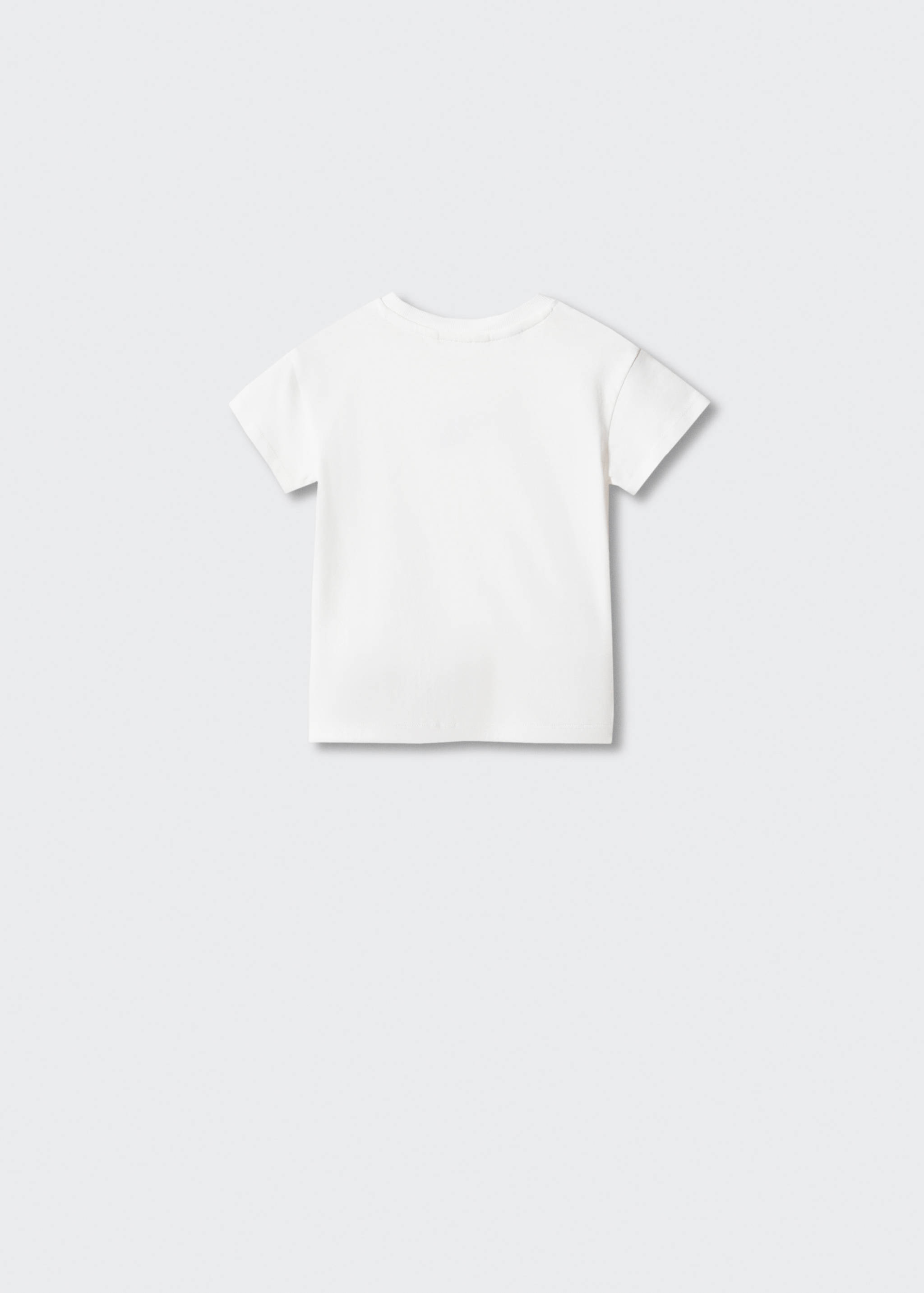 T-shirt en coton imprimé - Verso de l’article