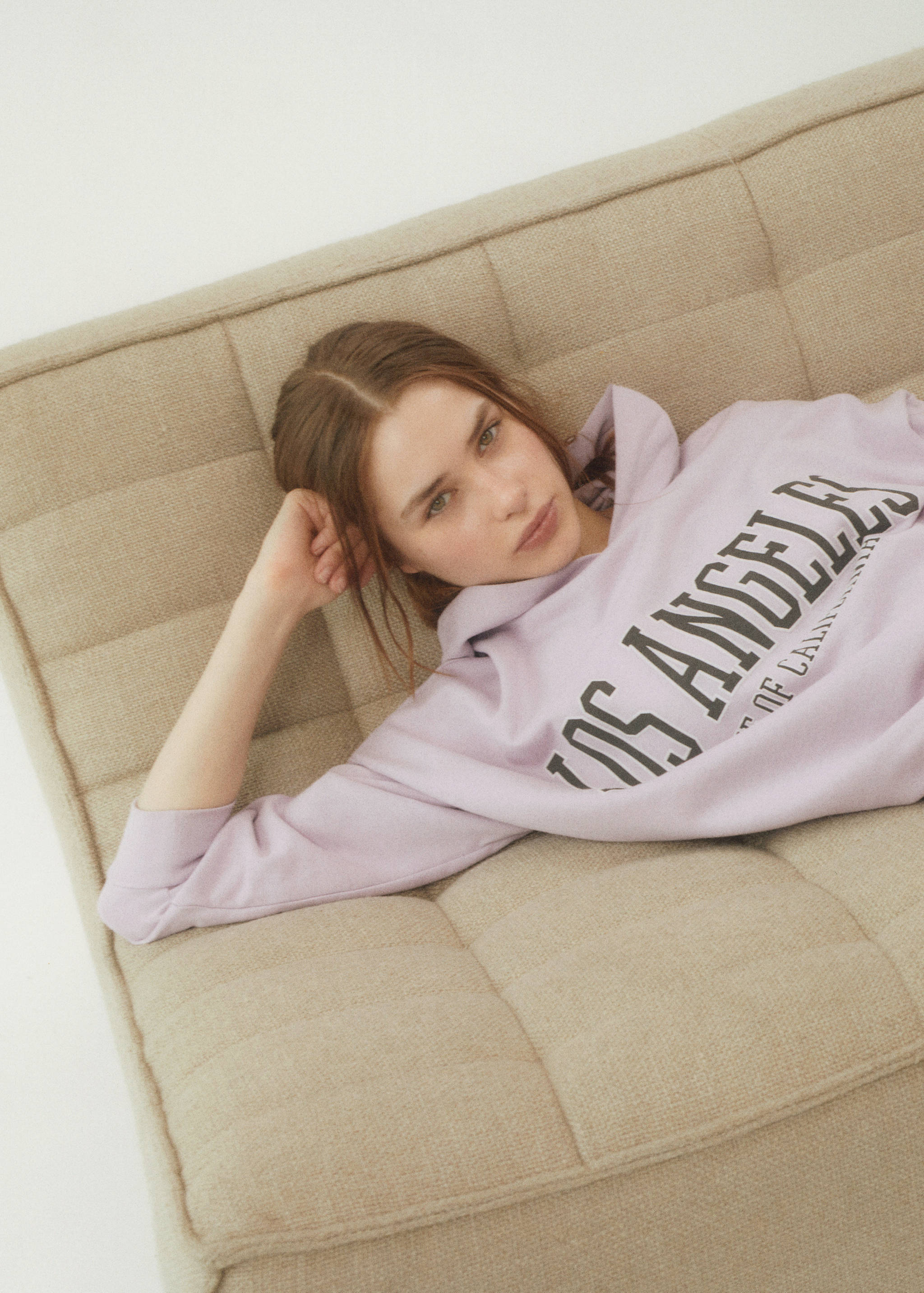 Sudadera estampada capucha - Detalle del artículo 5