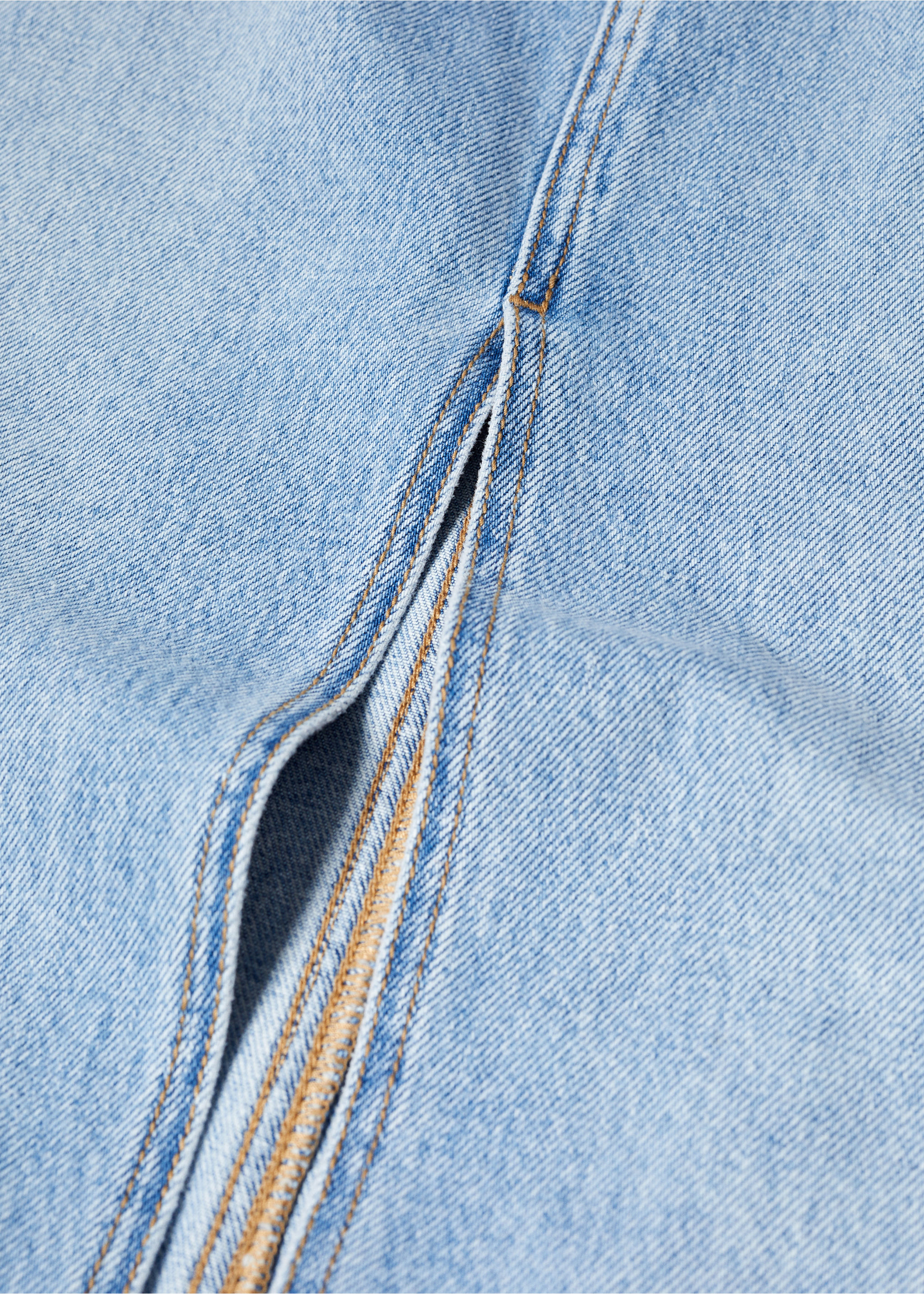 Slit denim skirt - Details of the article 8