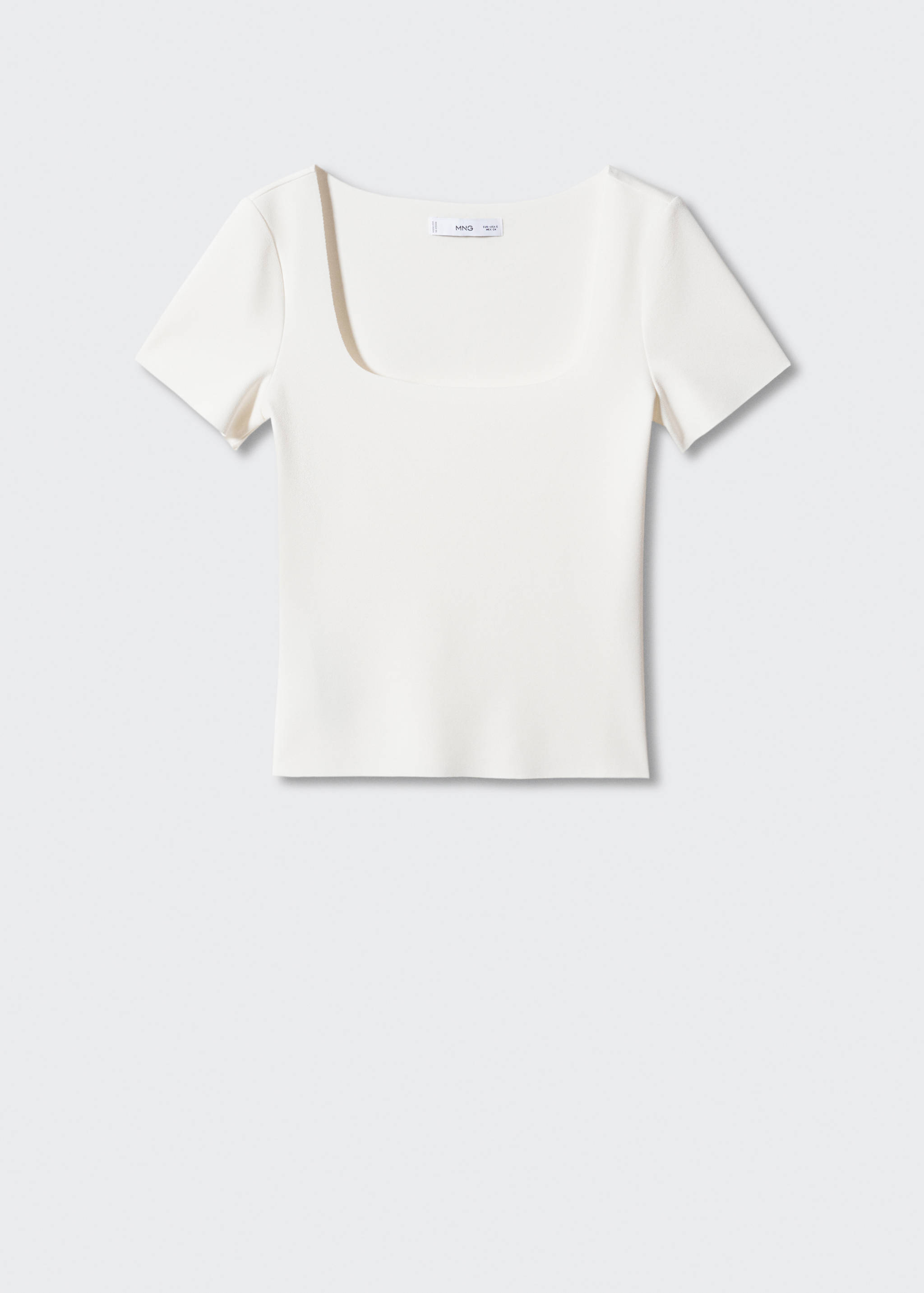 Square neck t-shirt - Article without model