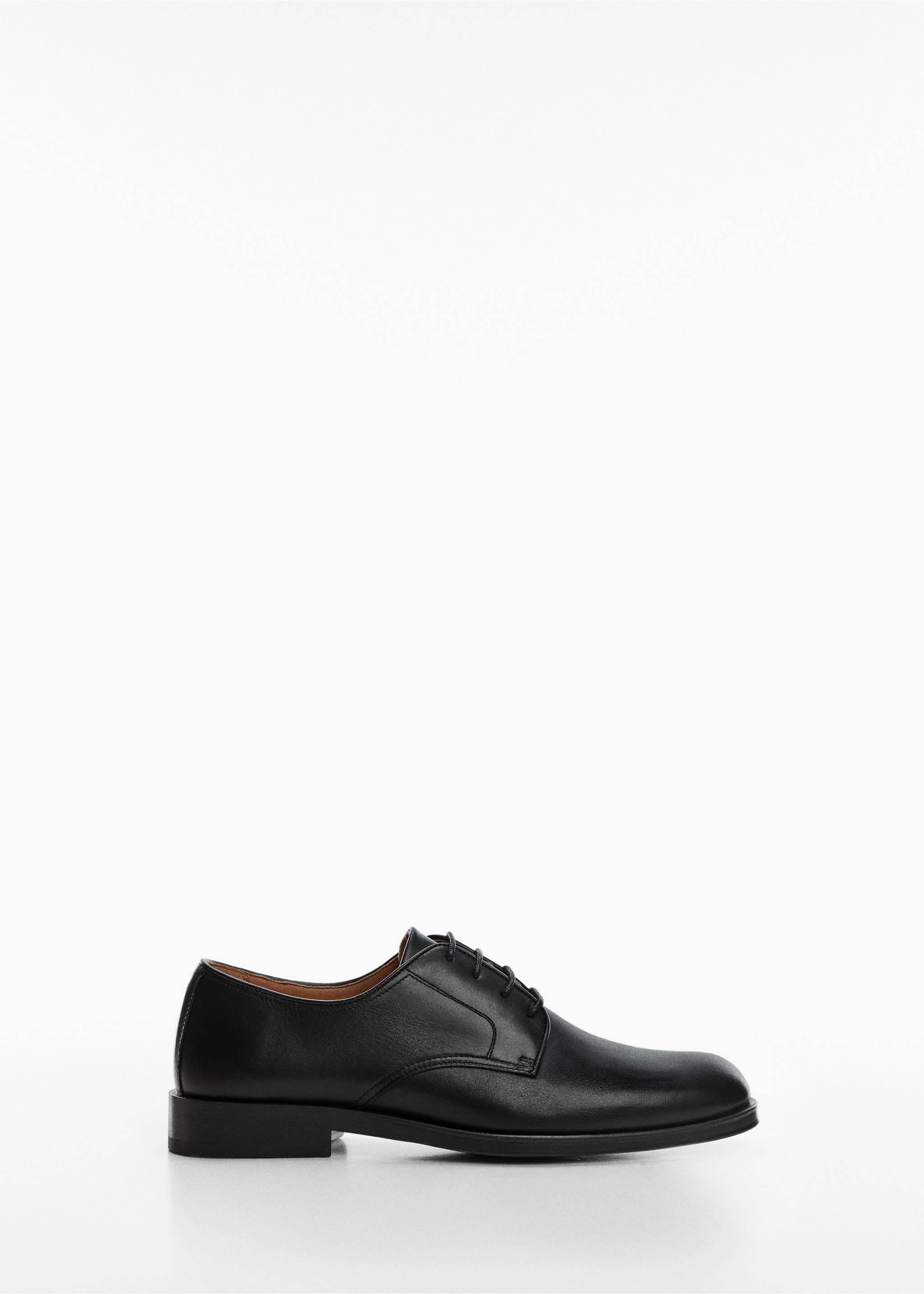 Leather suit shoes - Article without model, Black. Ref: 57010952-00.