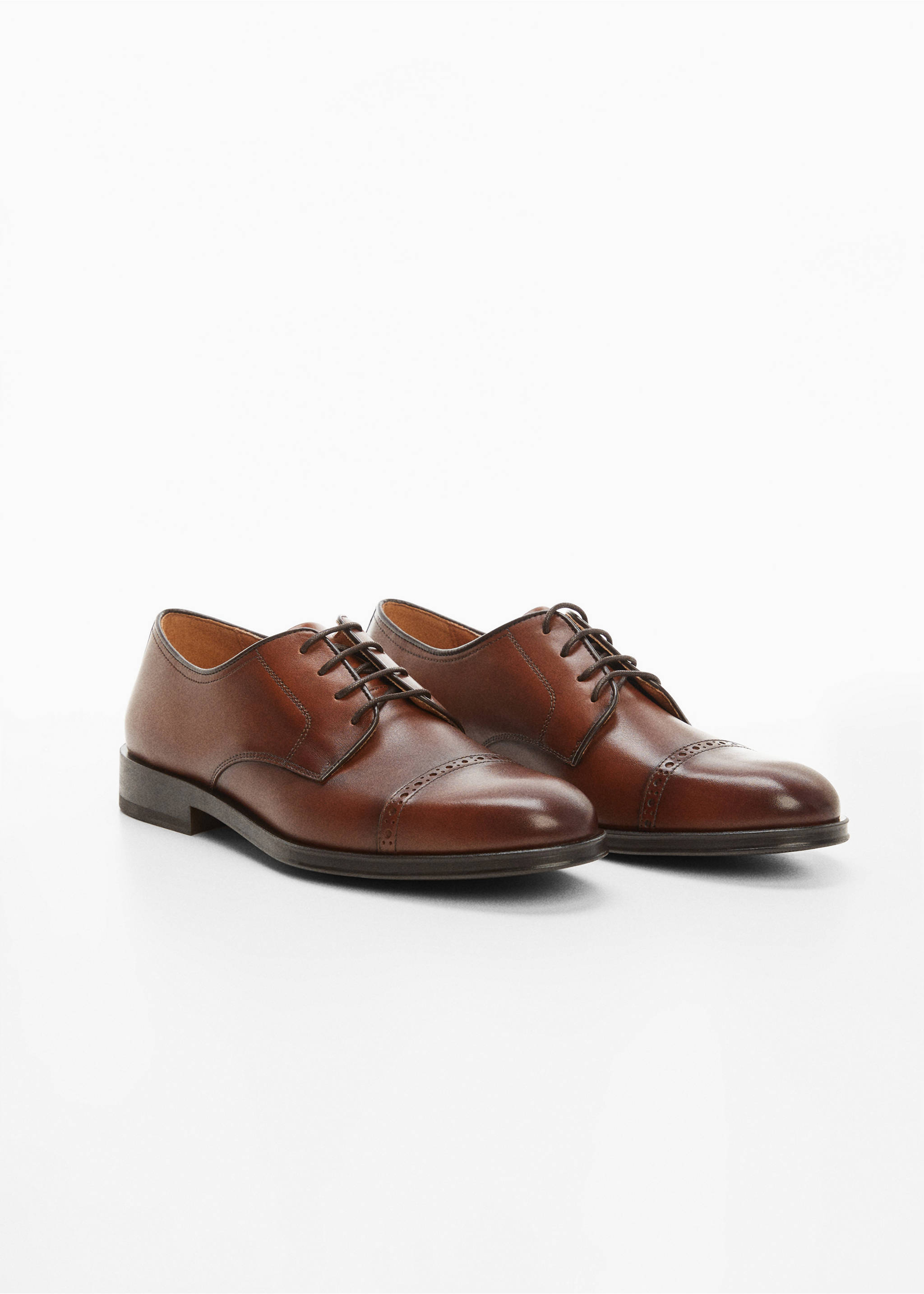 Leather suit shoes - Medium plane, Leather. Ref: 57010952-00.