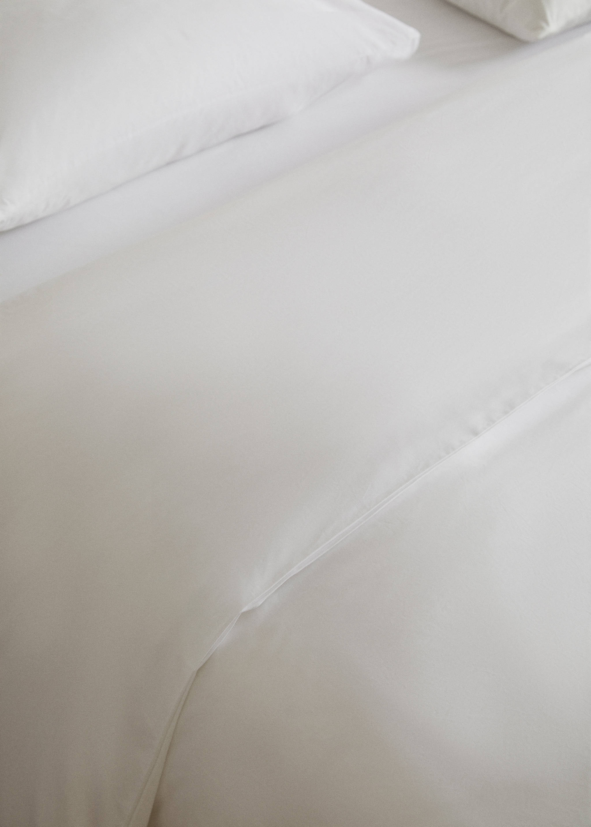 Percale cotton duvet cover (300 threads) superking bed - Details of the article 8