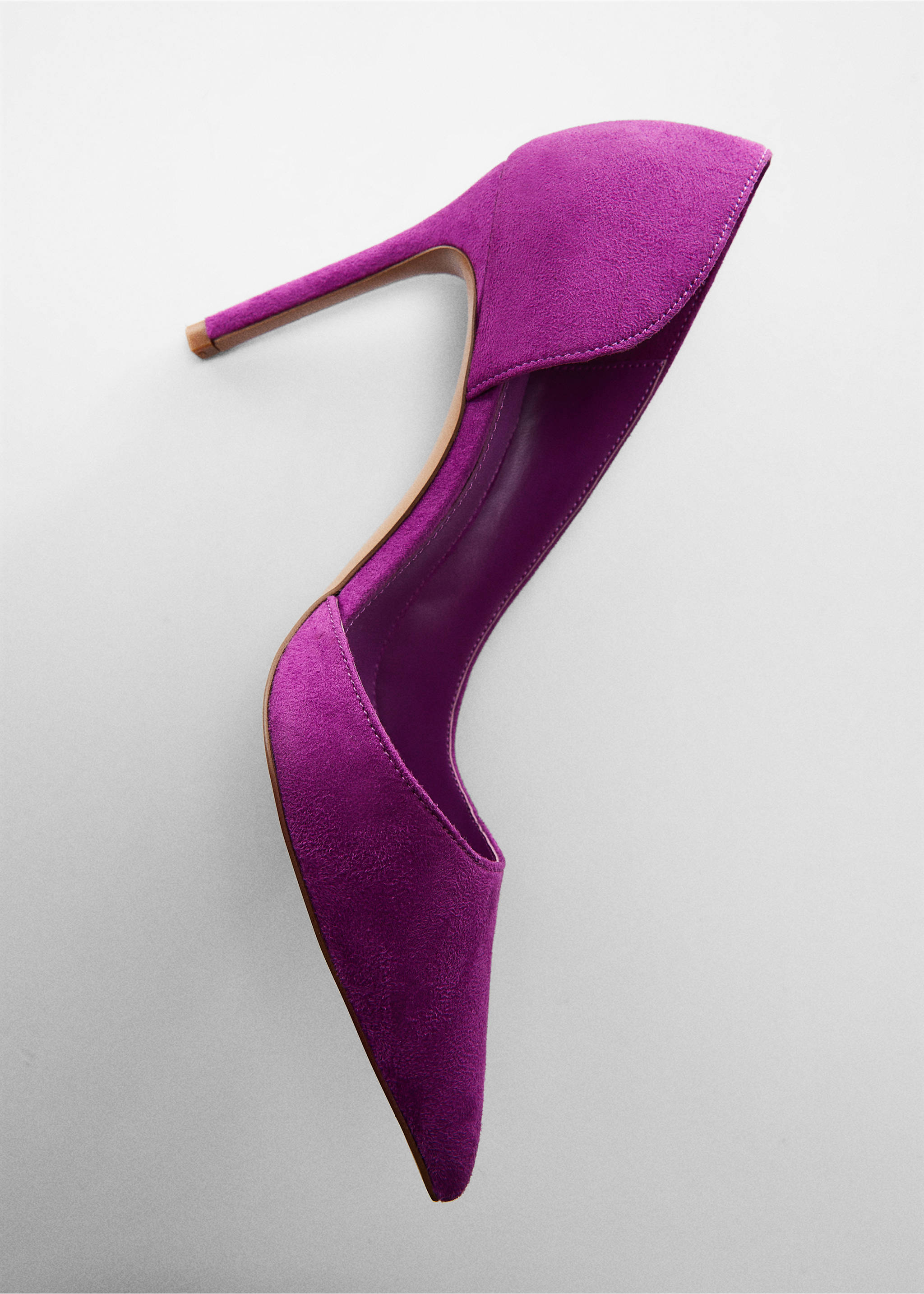 Asymmetrical heeled shoes - Details of the article 5, Pink. Ref: 57012515-00.