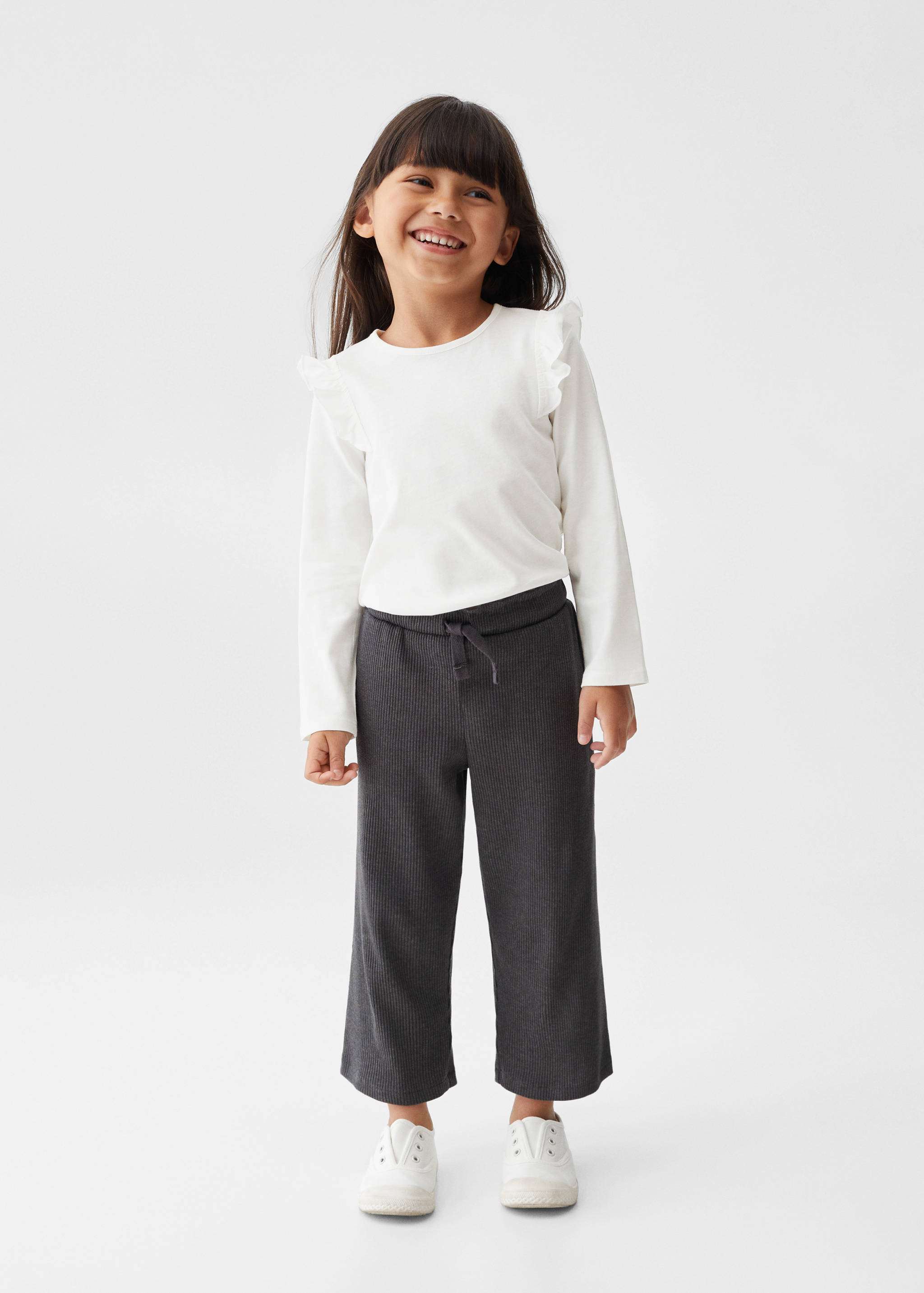 Long -sleeved t-shirt with ruffles - General plane