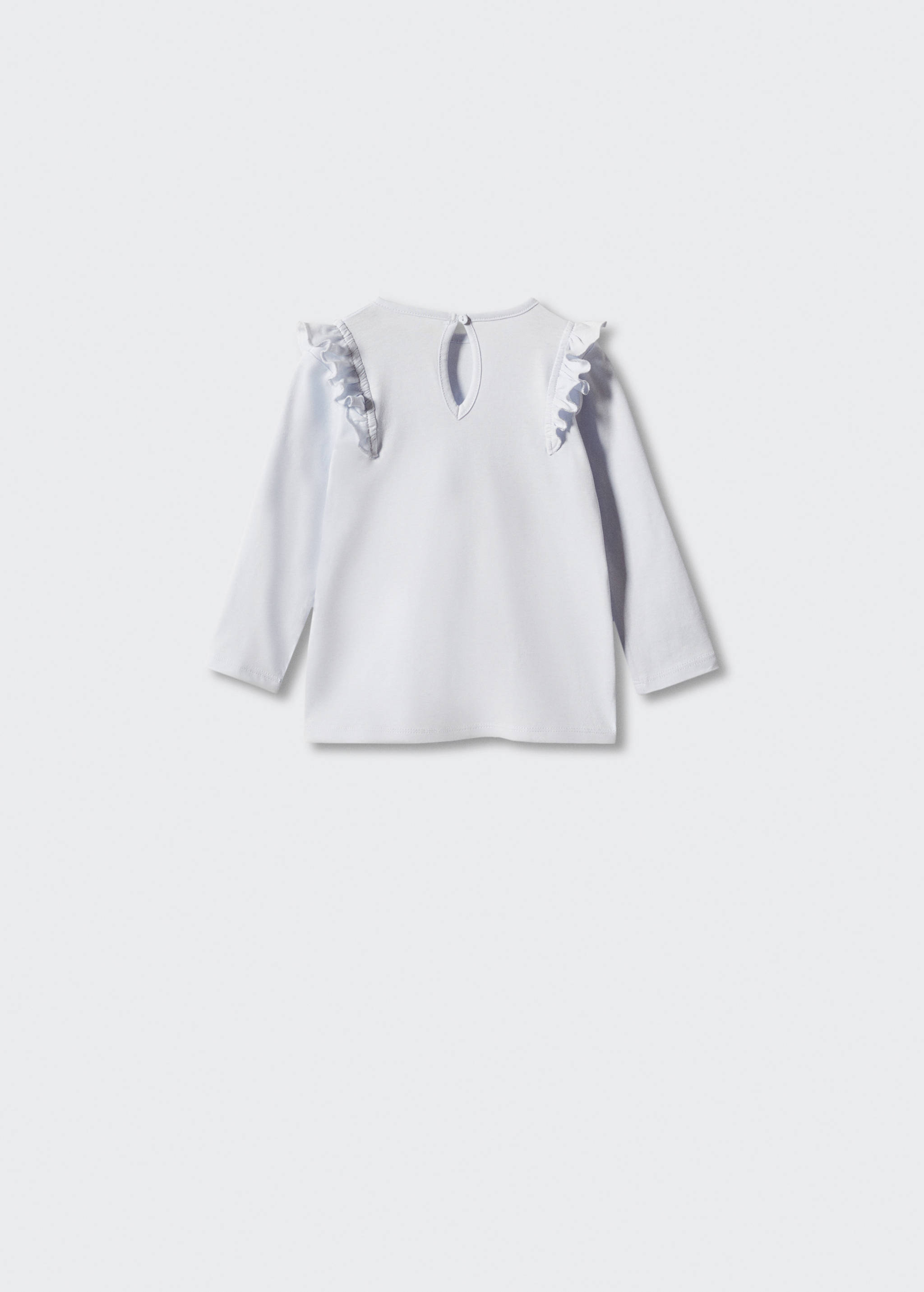 T-shirt manches longues volants - Verso de l’article