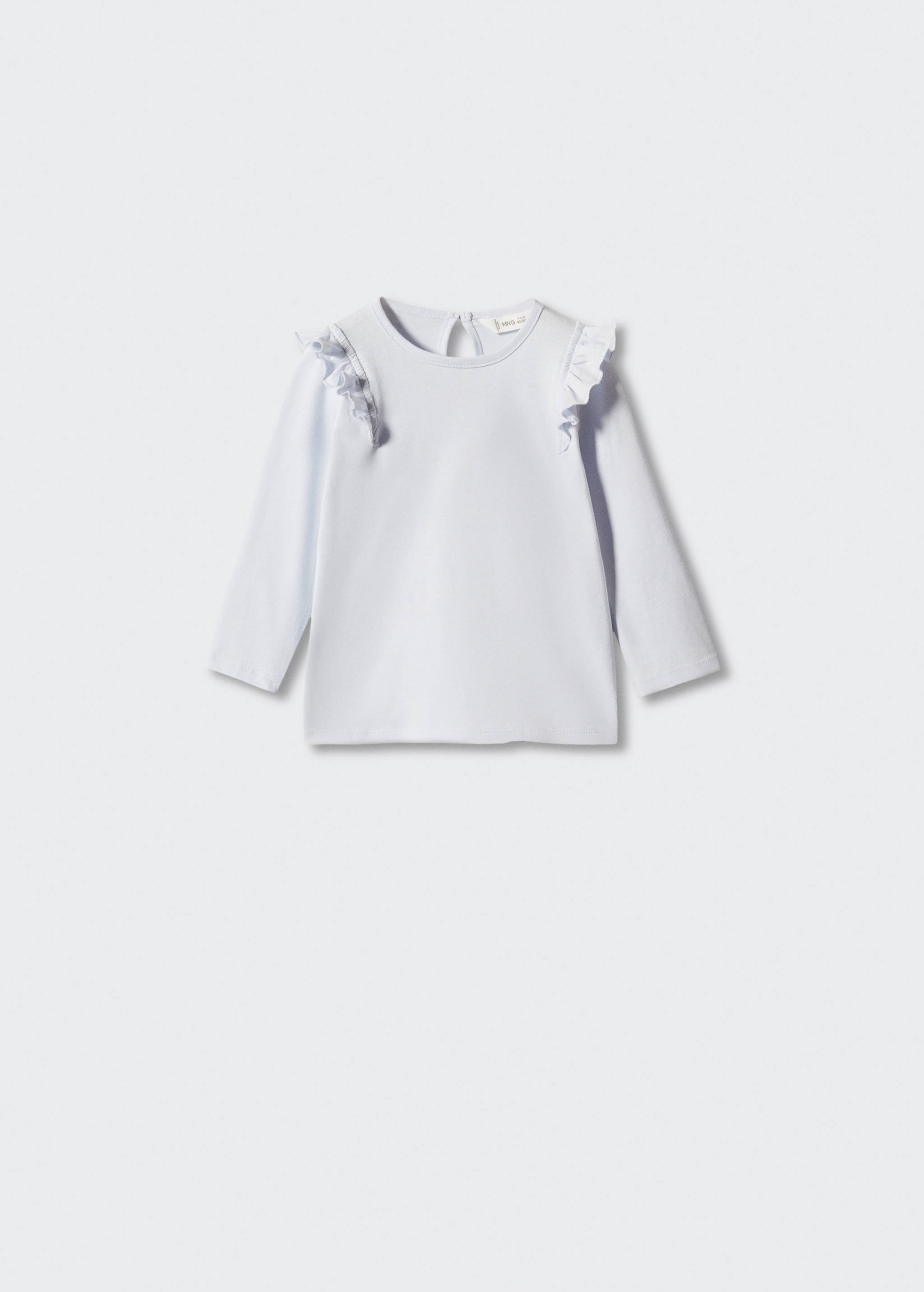 Long -sleeved t-shirt with ruffles - Article without model