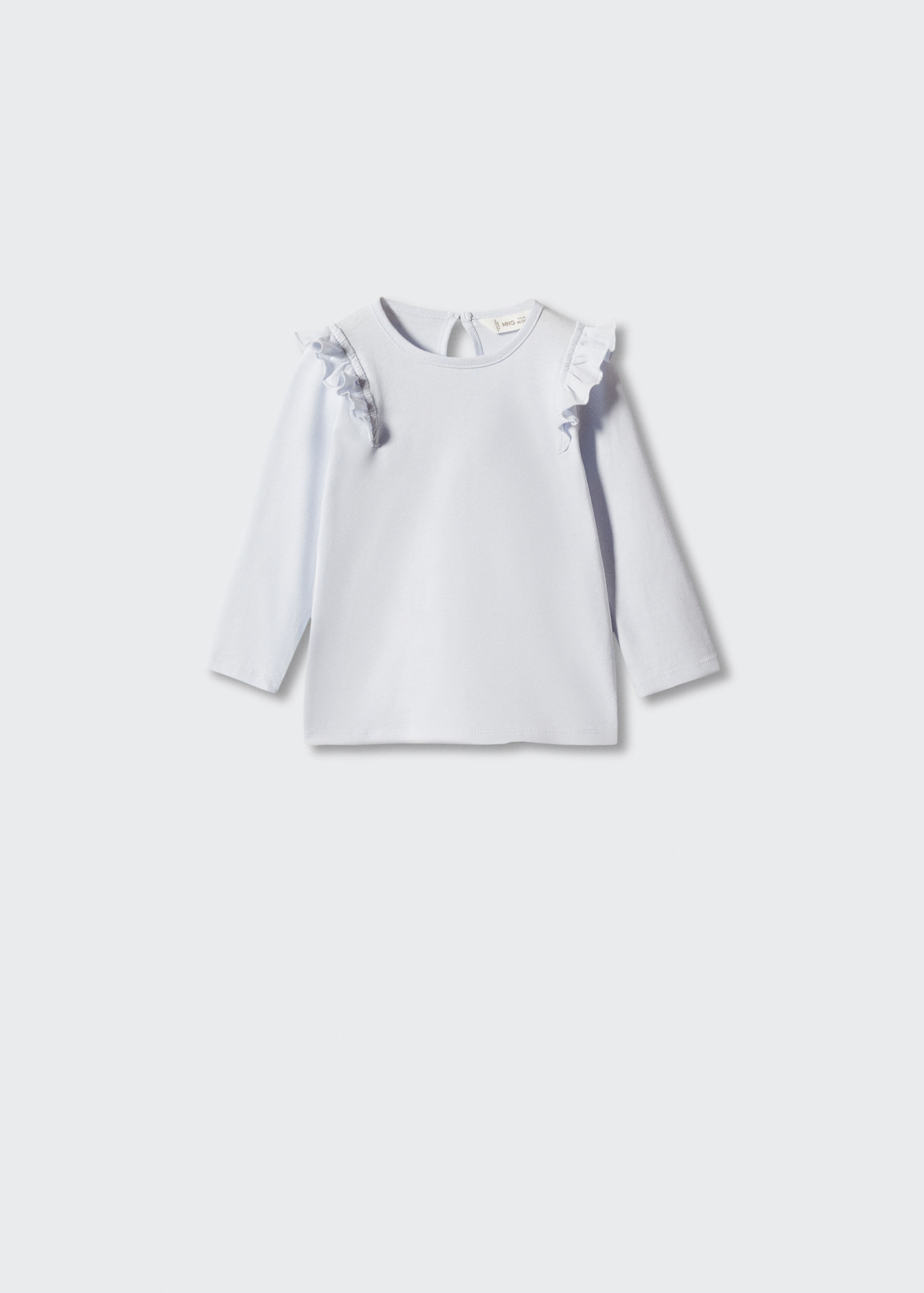 Long -sleeved t-shirt with ruffles - Article without model