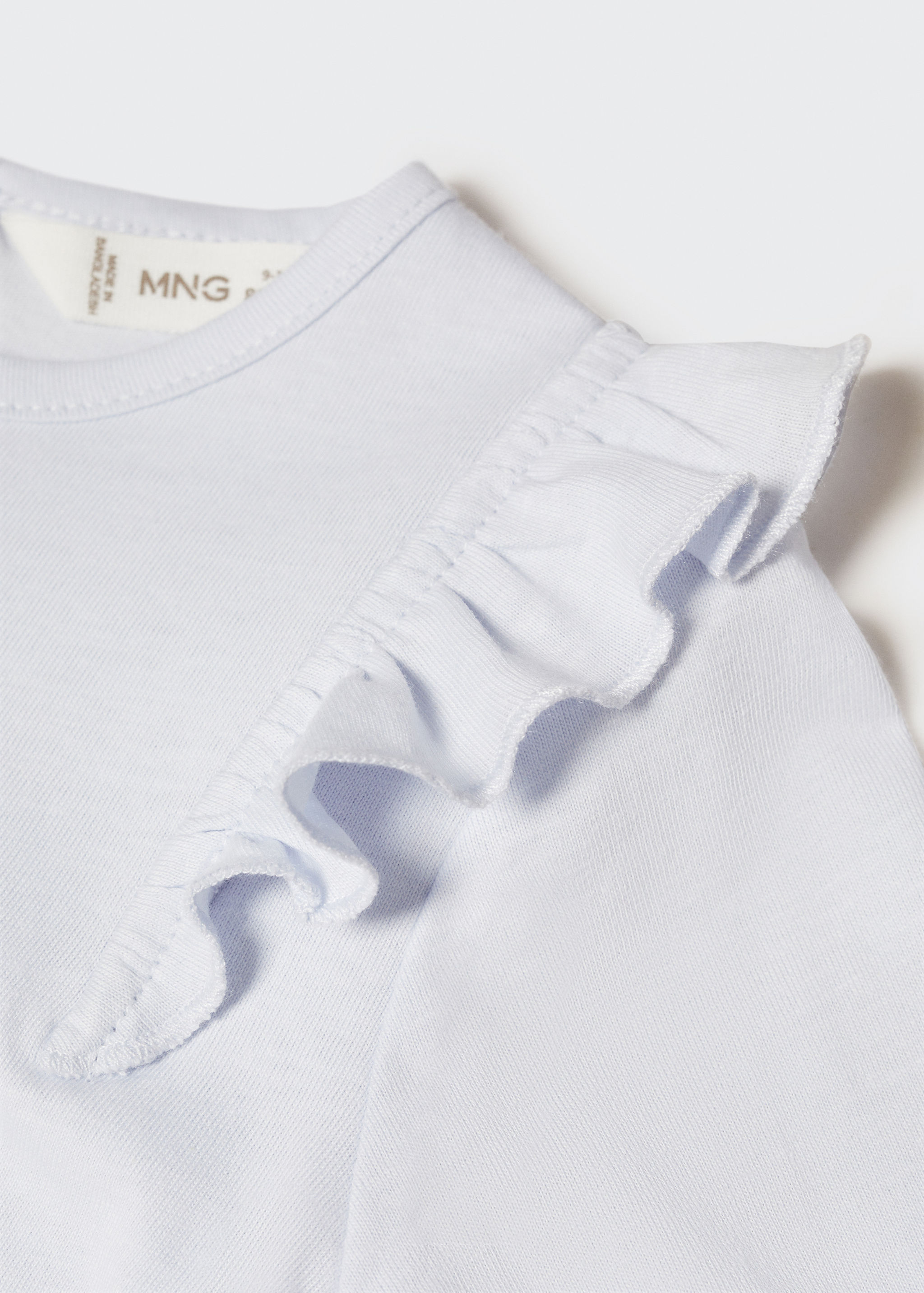 Long -sleeved t-shirt with ruffles - Details of the article 8