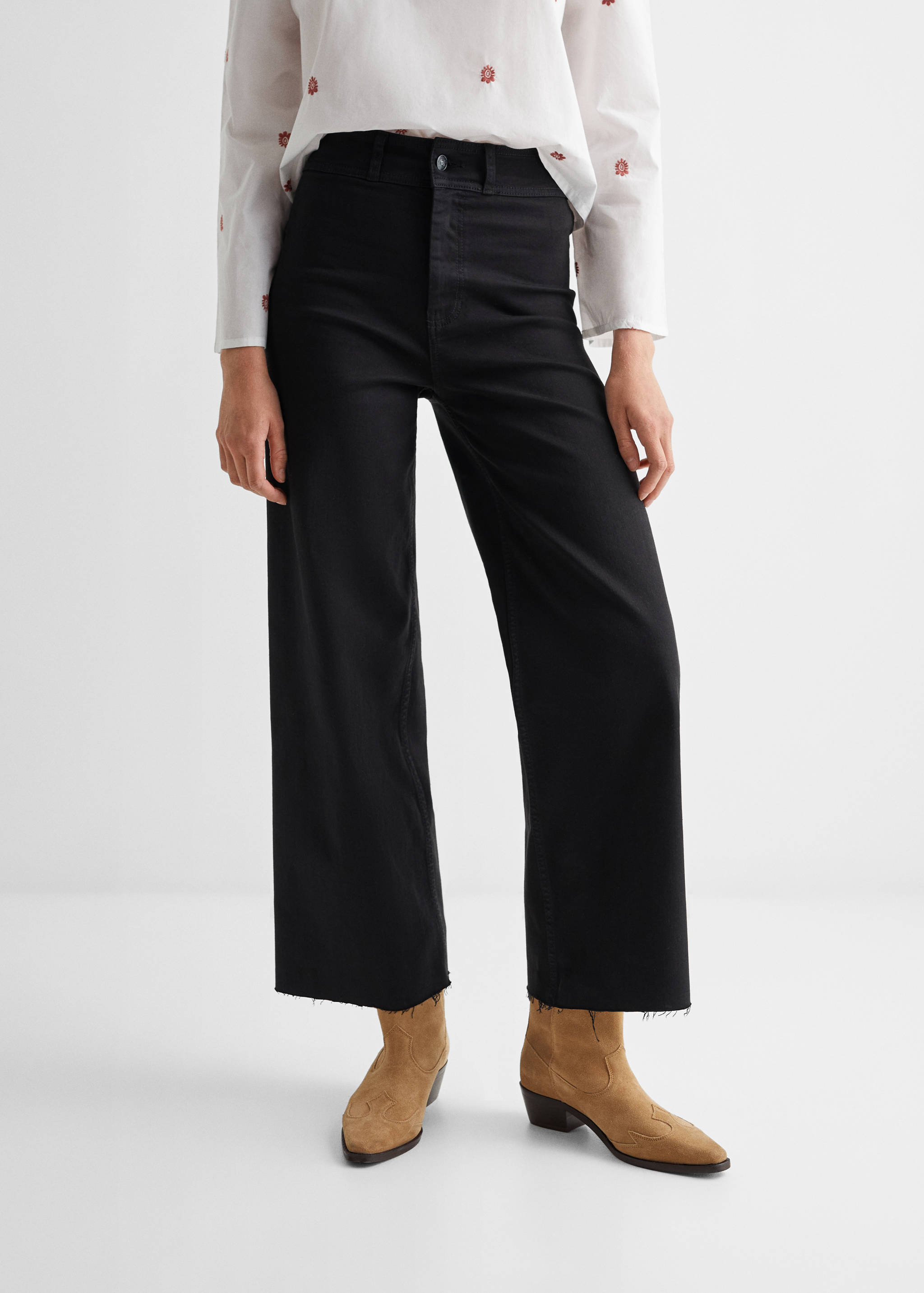 Jeans culotte mid-waist comfort - Details of the article 6
