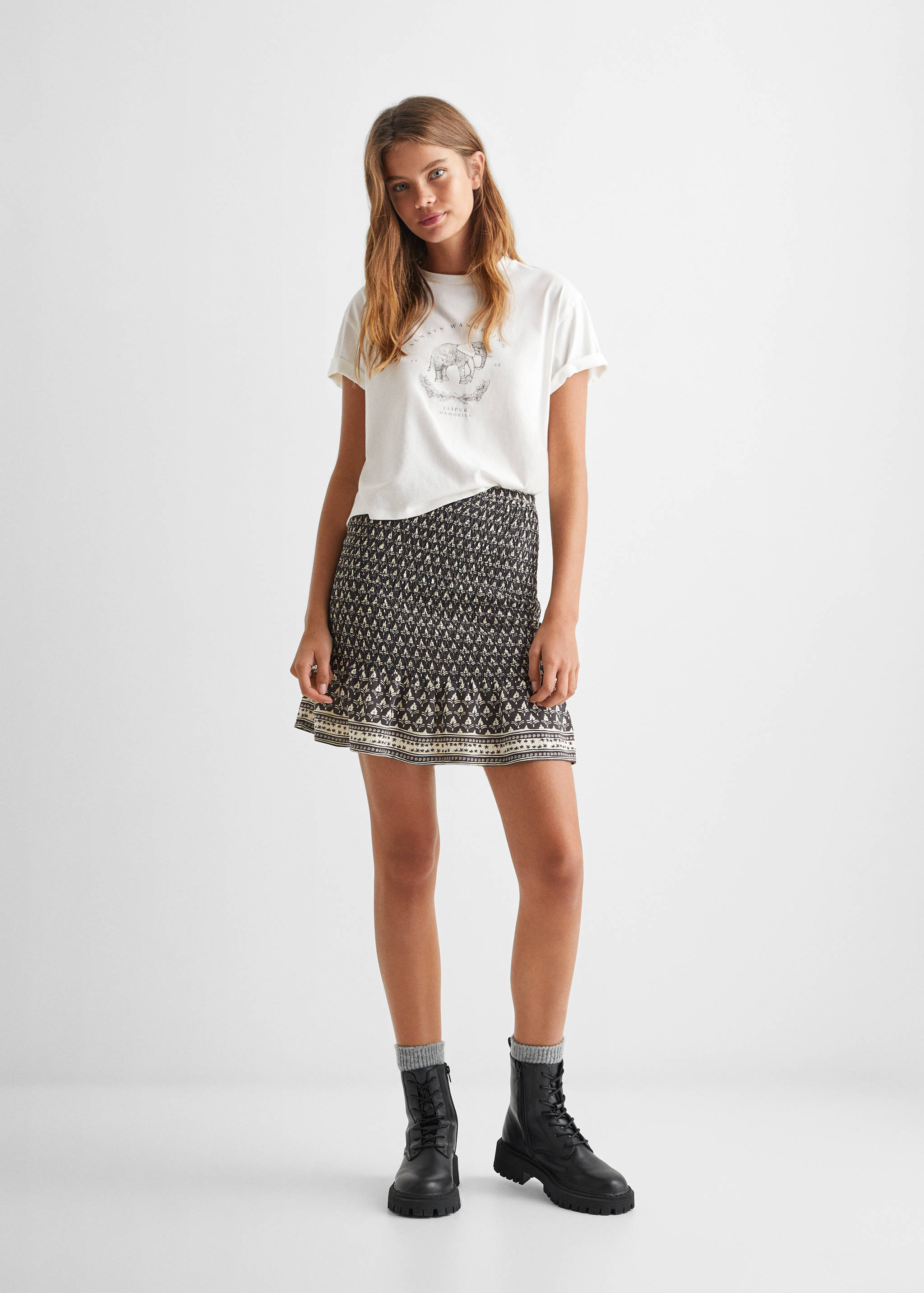 Camiseta estampada algodón - Plano general