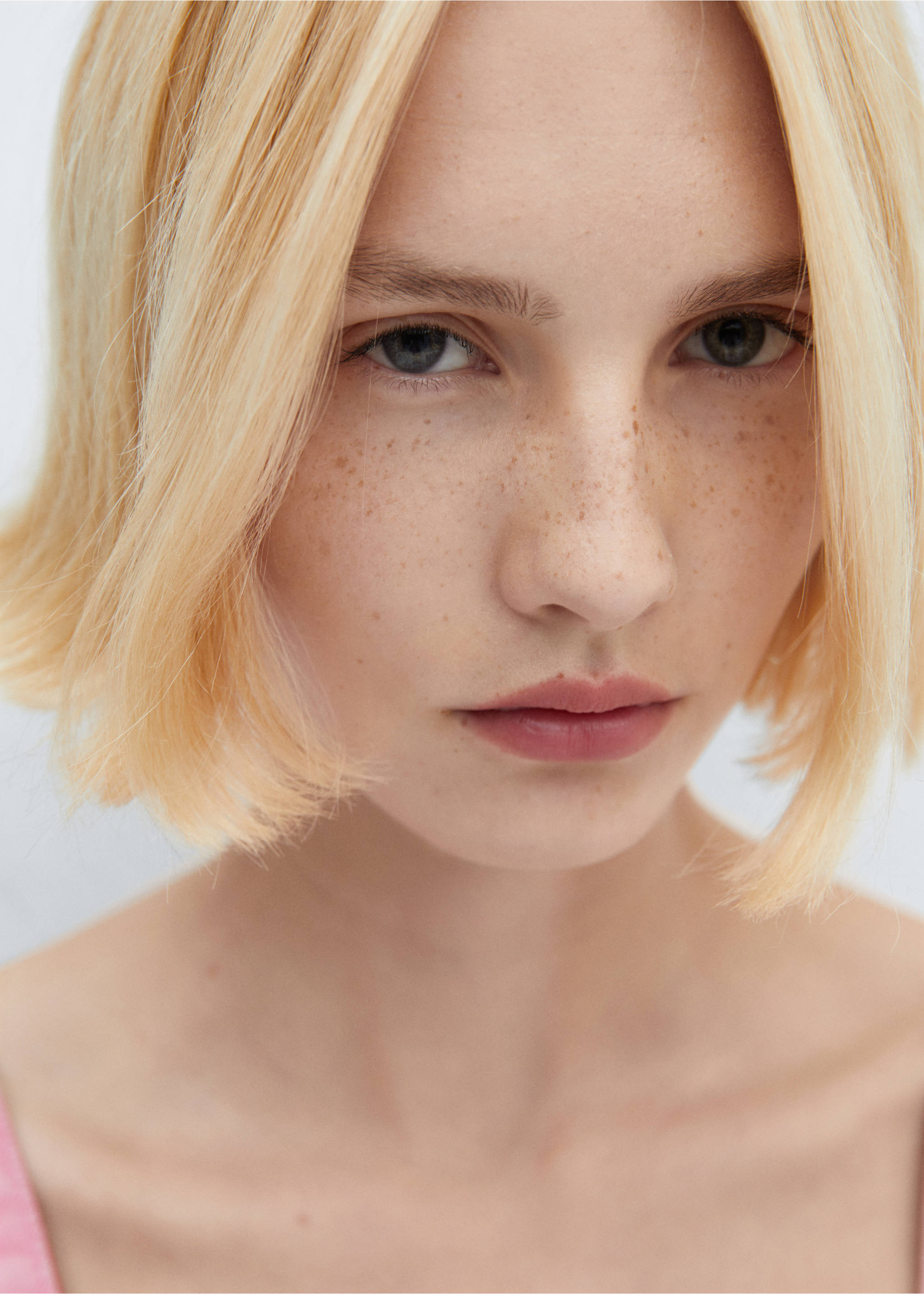 Vestido vaquero botones - Detalle del artículo 1, Rosa chicle. Ref: 57012896-00.