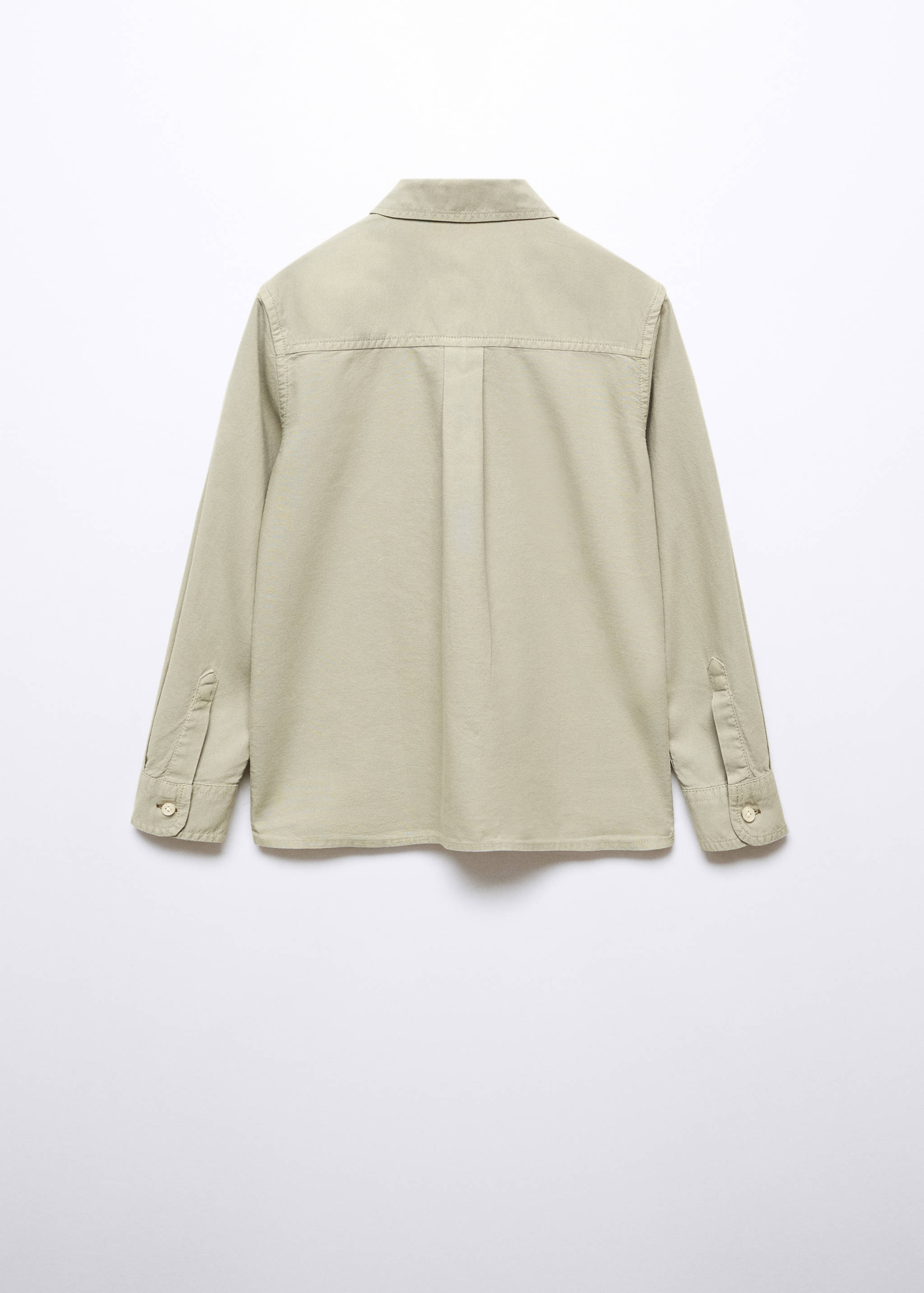 Regular fit cotton shirt - Reverse of the article