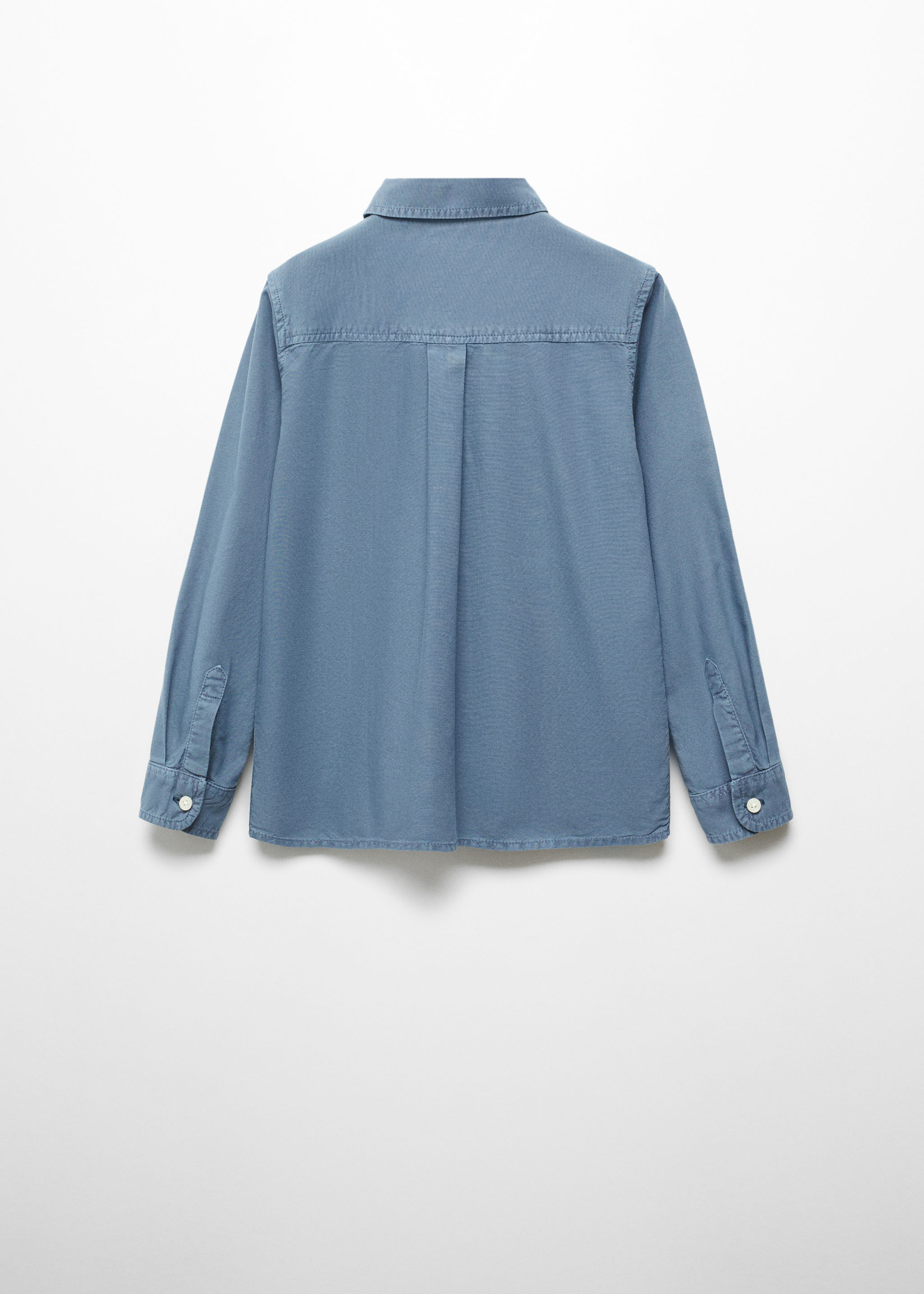 Regular fit cotton shirt - Reverse of the article