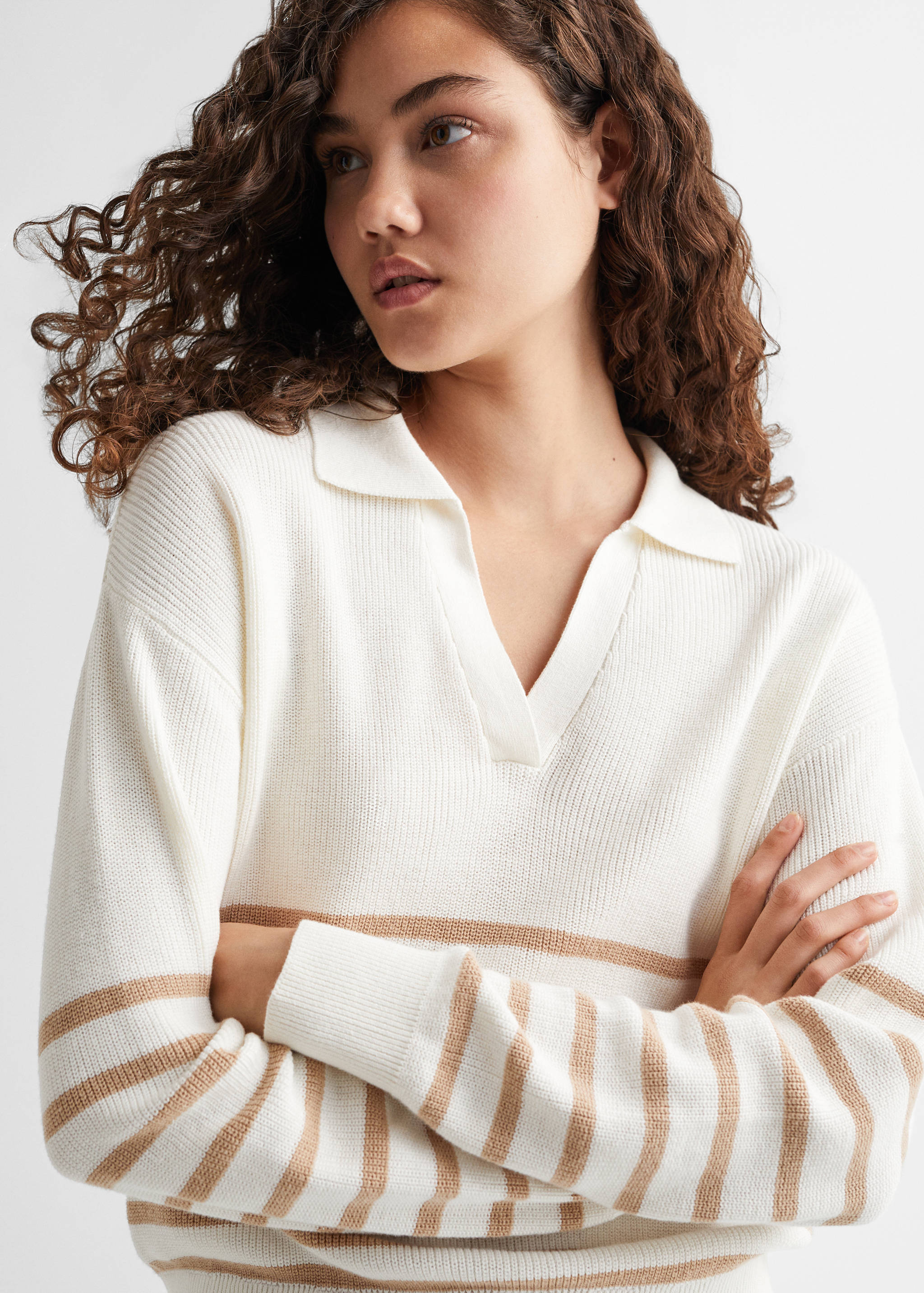 V-neck sweater - Details of the article 1