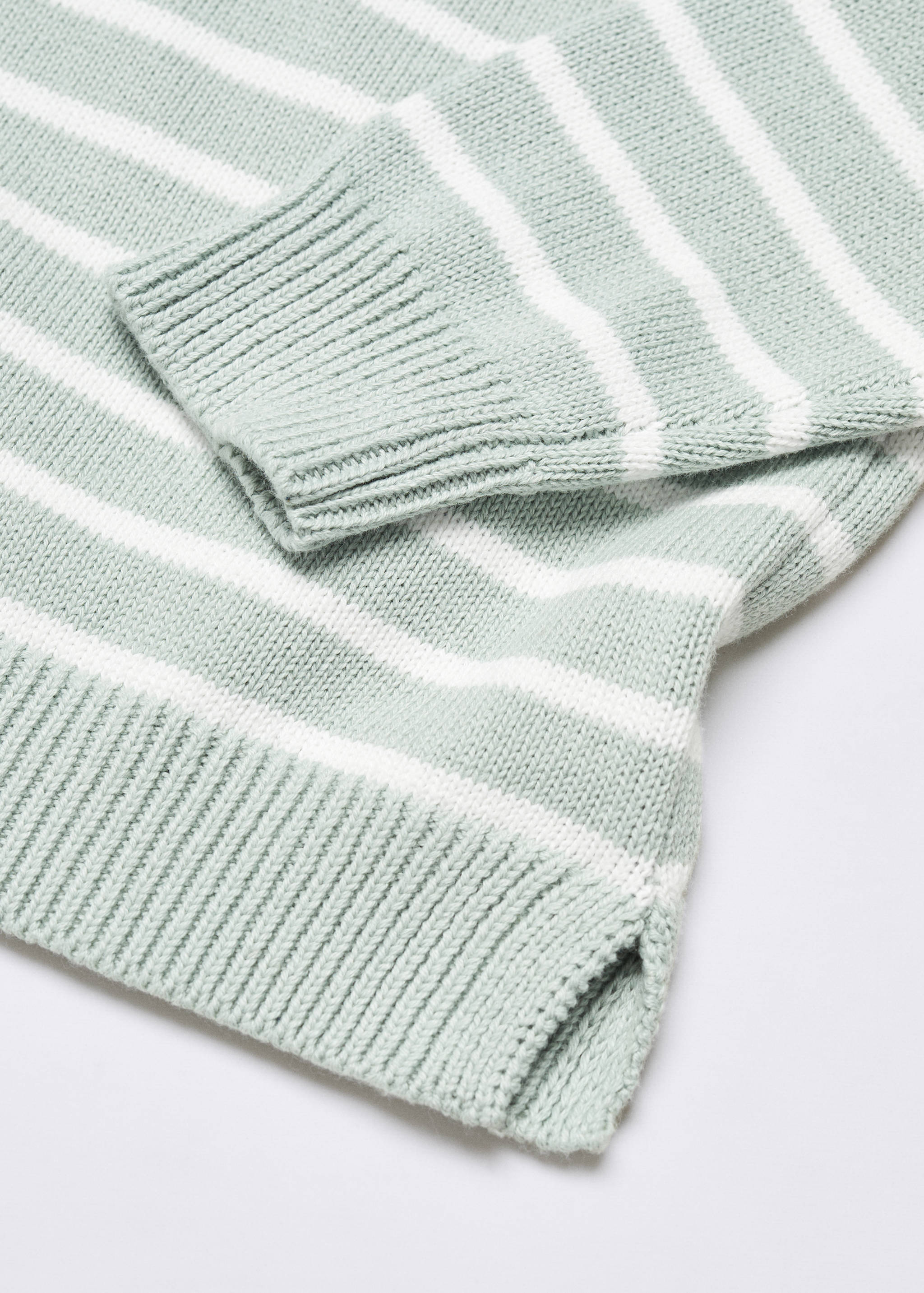 Πουλόβερ ριγέ βαμβακερό - Λεπτομέρεια του προϊόντος 8
