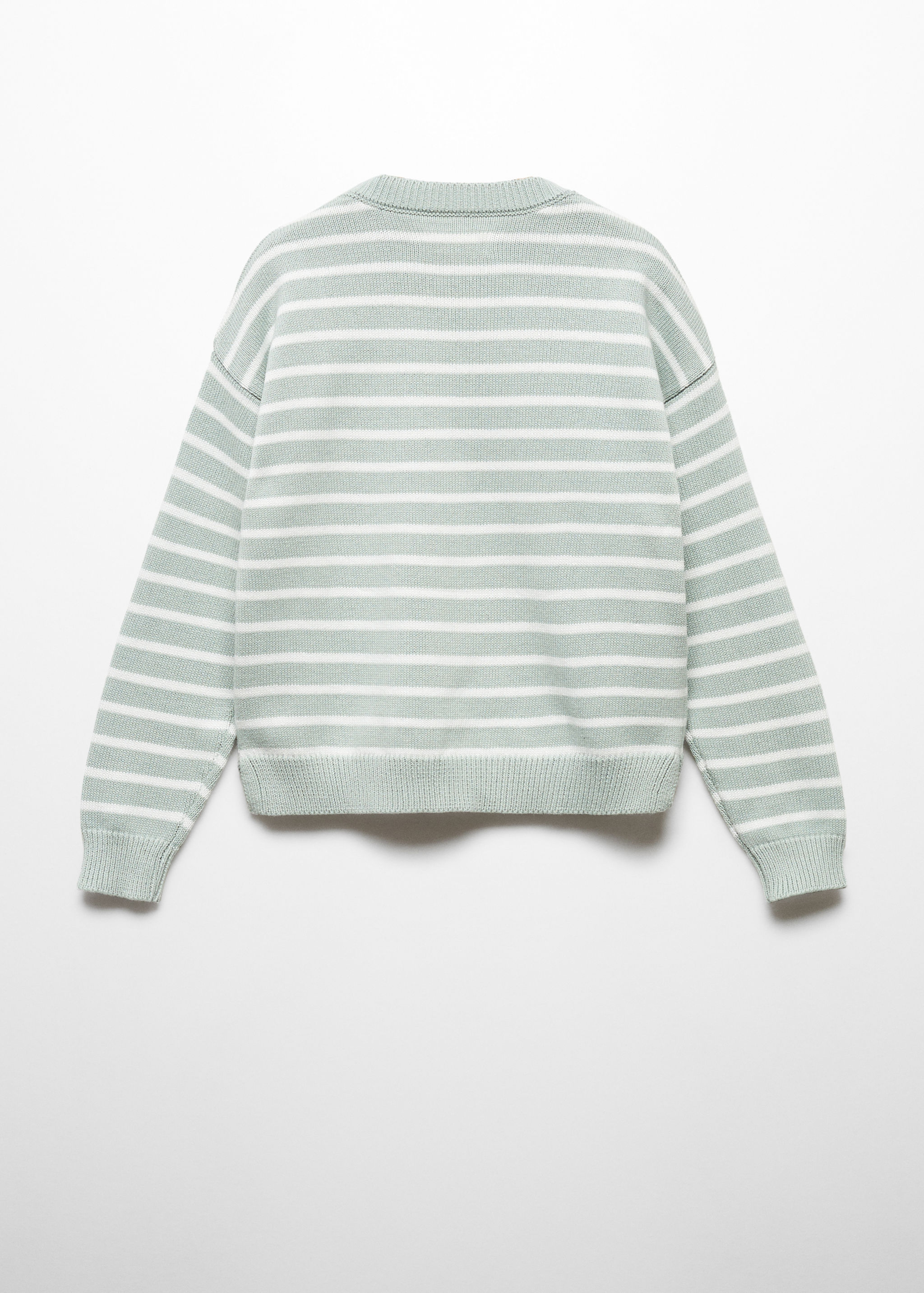 Pull-over à rayures coton - Verso de l’article