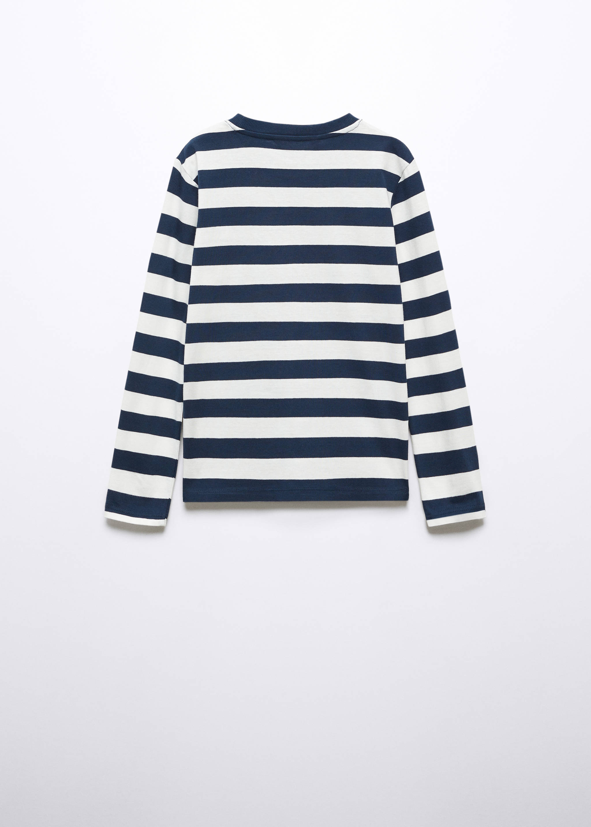 Langärmliges T-Shirt mit Streifen - Rückseite des Artikels