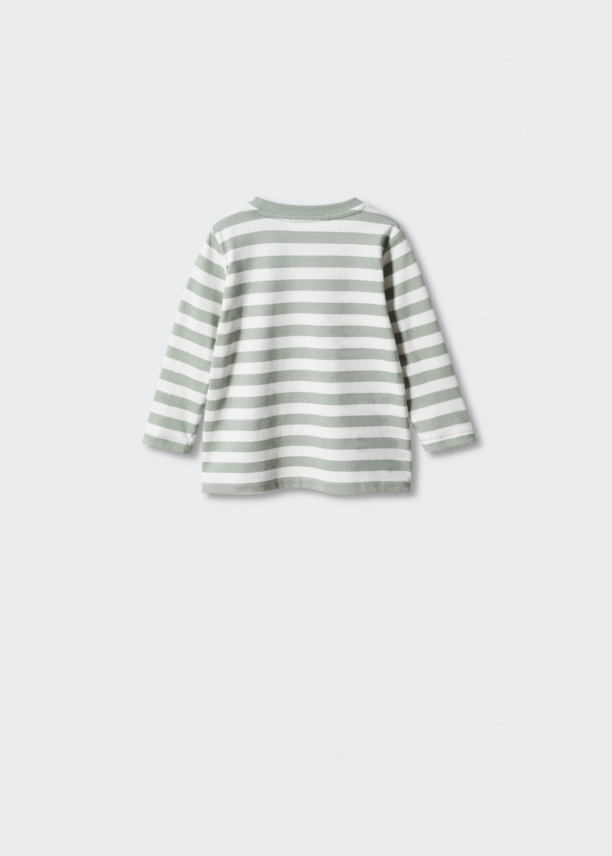Striped long sleeves t-shirt - Reverse of the article