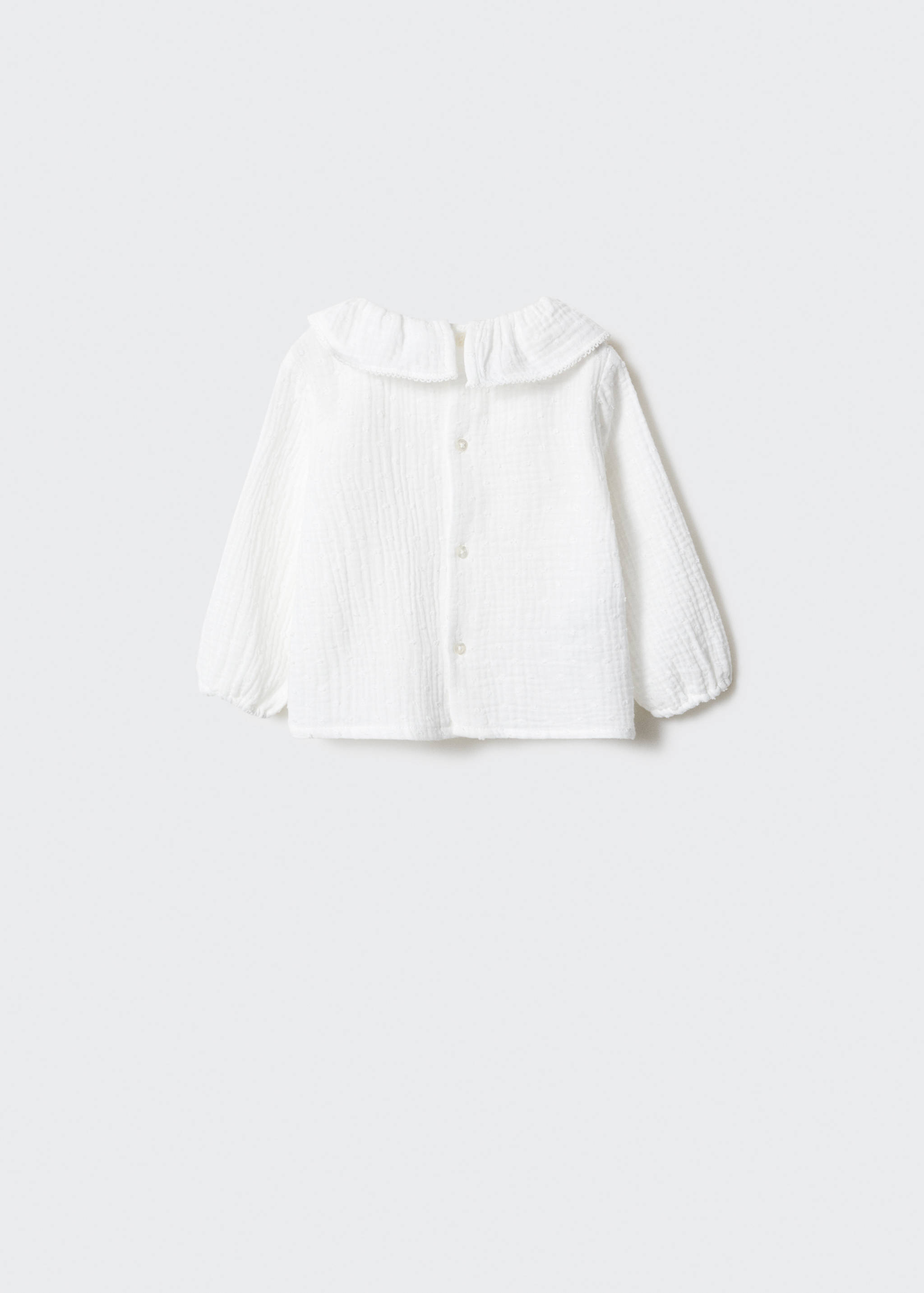 Double baby-collar shirt - Reverse of the article