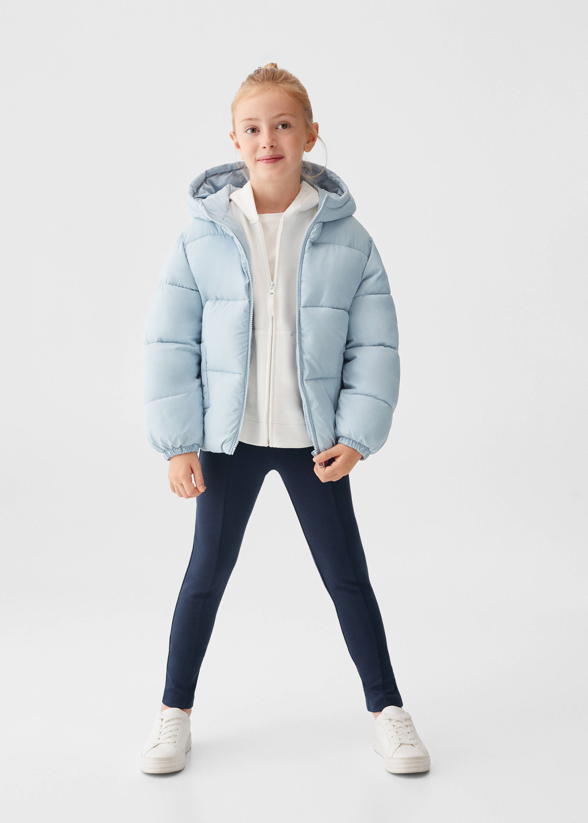 Gepolsterter Anorak mit Kapuze - Allgemeine Ansicht