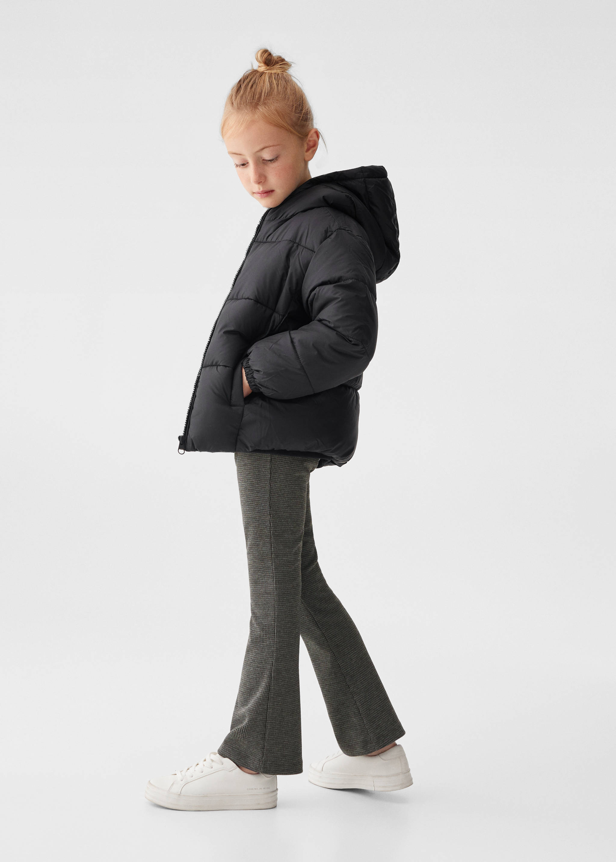 Gepolsterter Anorak mit Kapuze - Allgemeine Ansicht