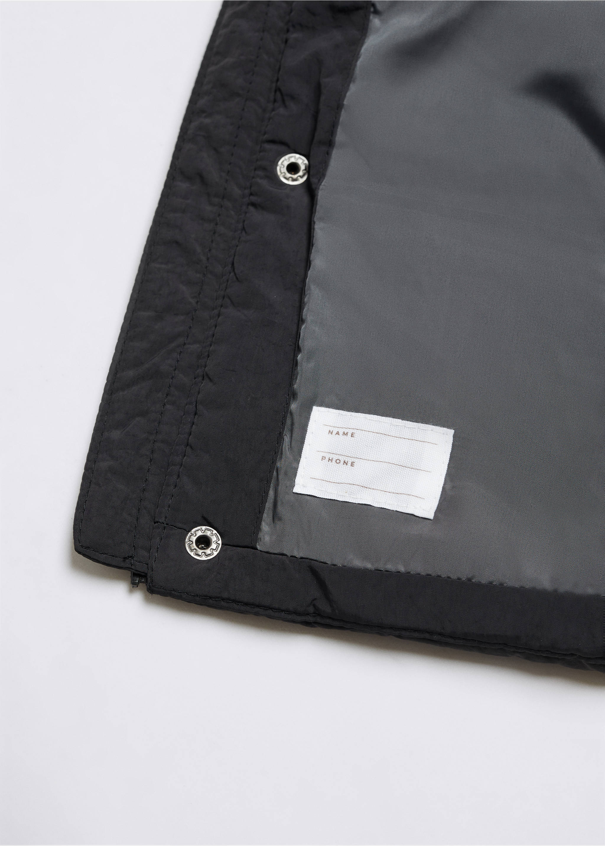 Quilted gilet - Details of the article 0, Black. Ref: 57013702-00.