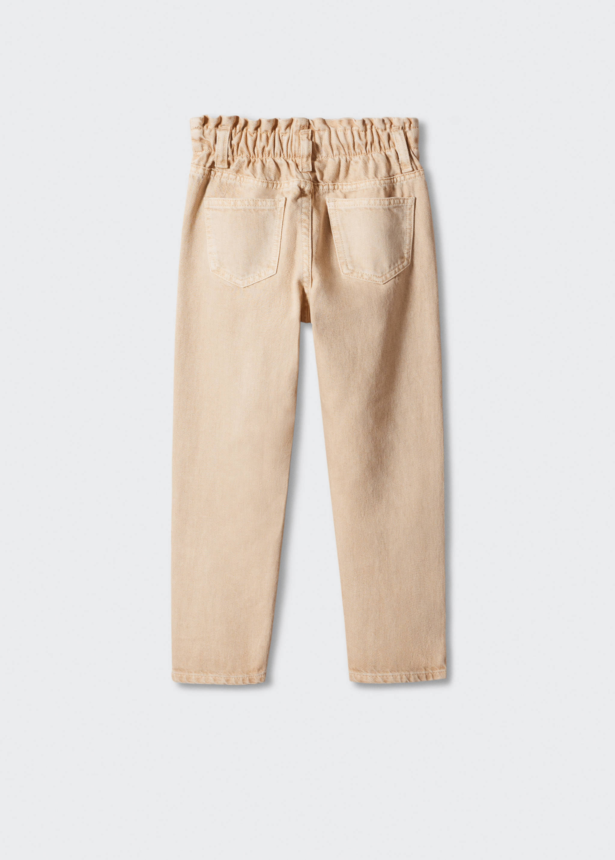 Paperbag-Jeans aus Baumwolle - Rückseite des Artikels