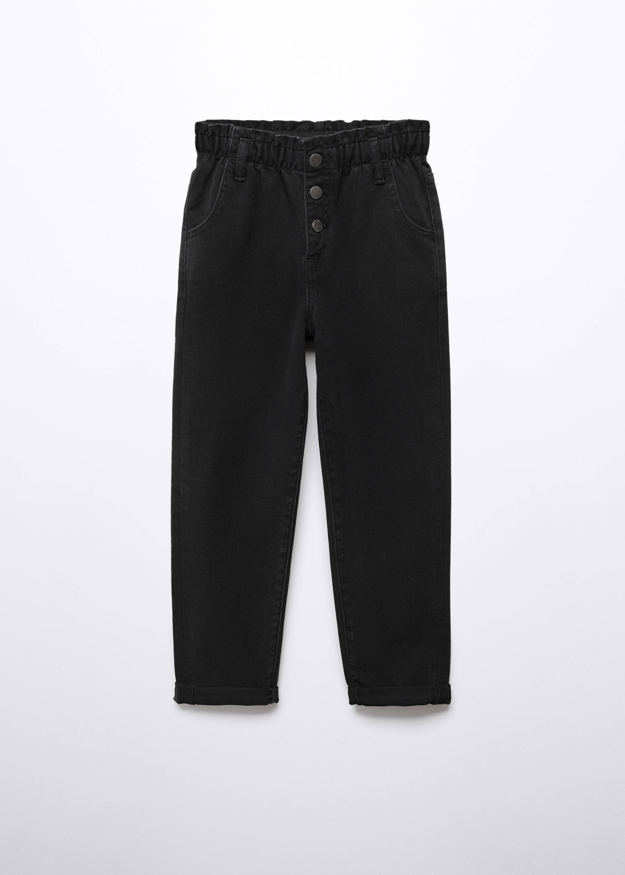 Paperbag-Jeans aus Baumwolle - Artikel ohne Model