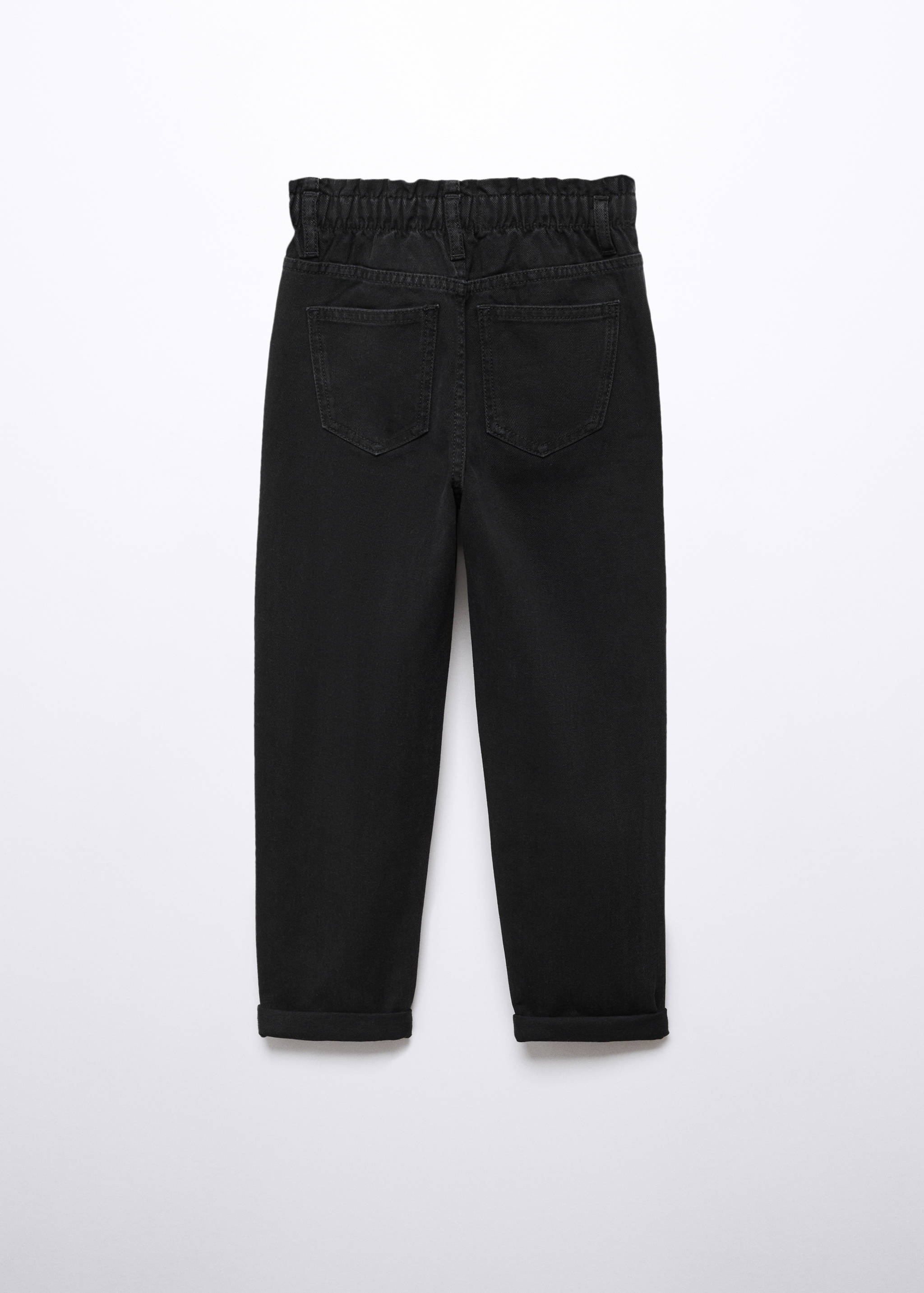 Paperbag-Jeans aus Baumwolle - Rückseite des Artikels